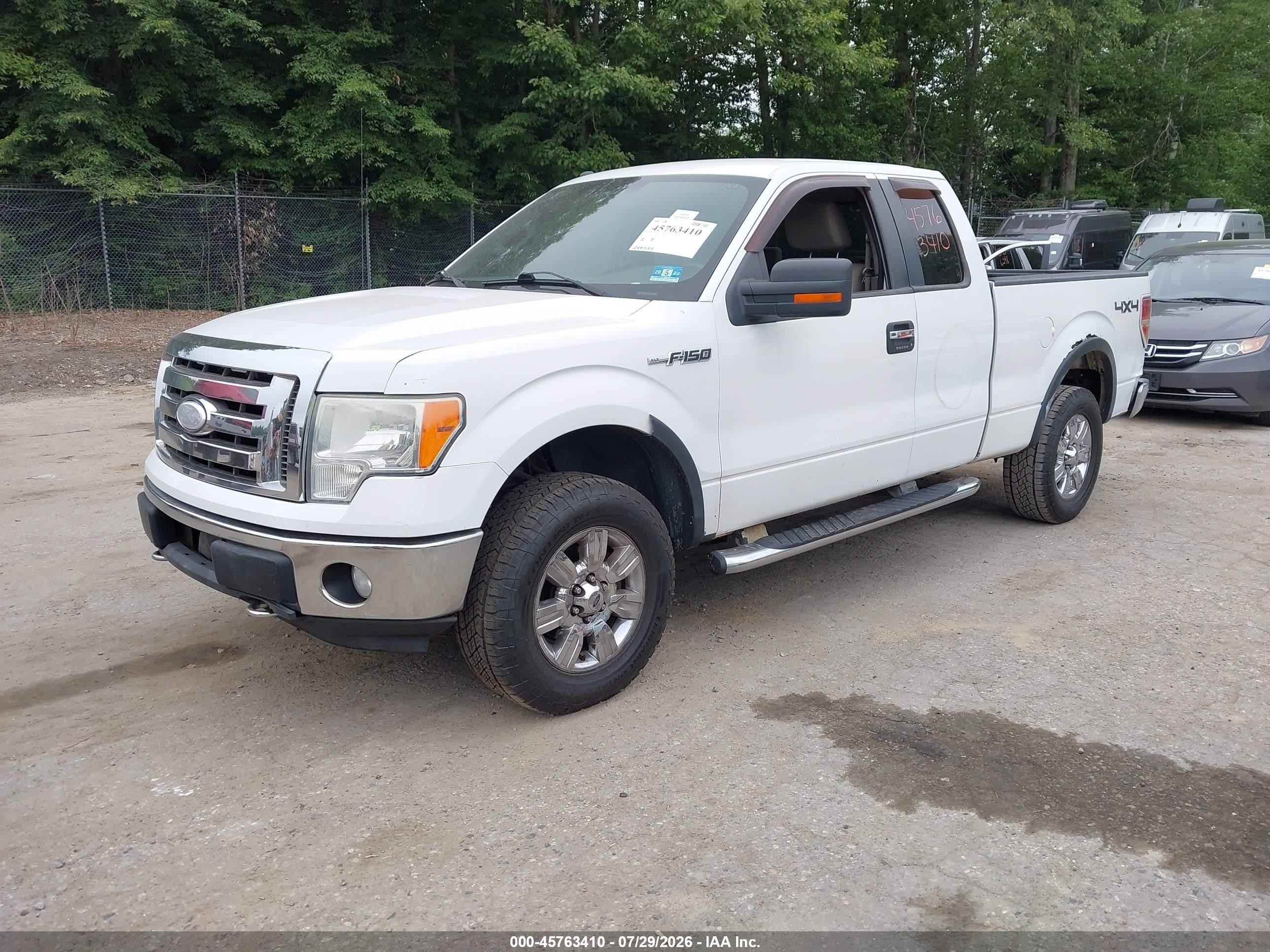 2009 Ford F-150 Stx/xl/xlt White vin: 1FTRX14809FA47628