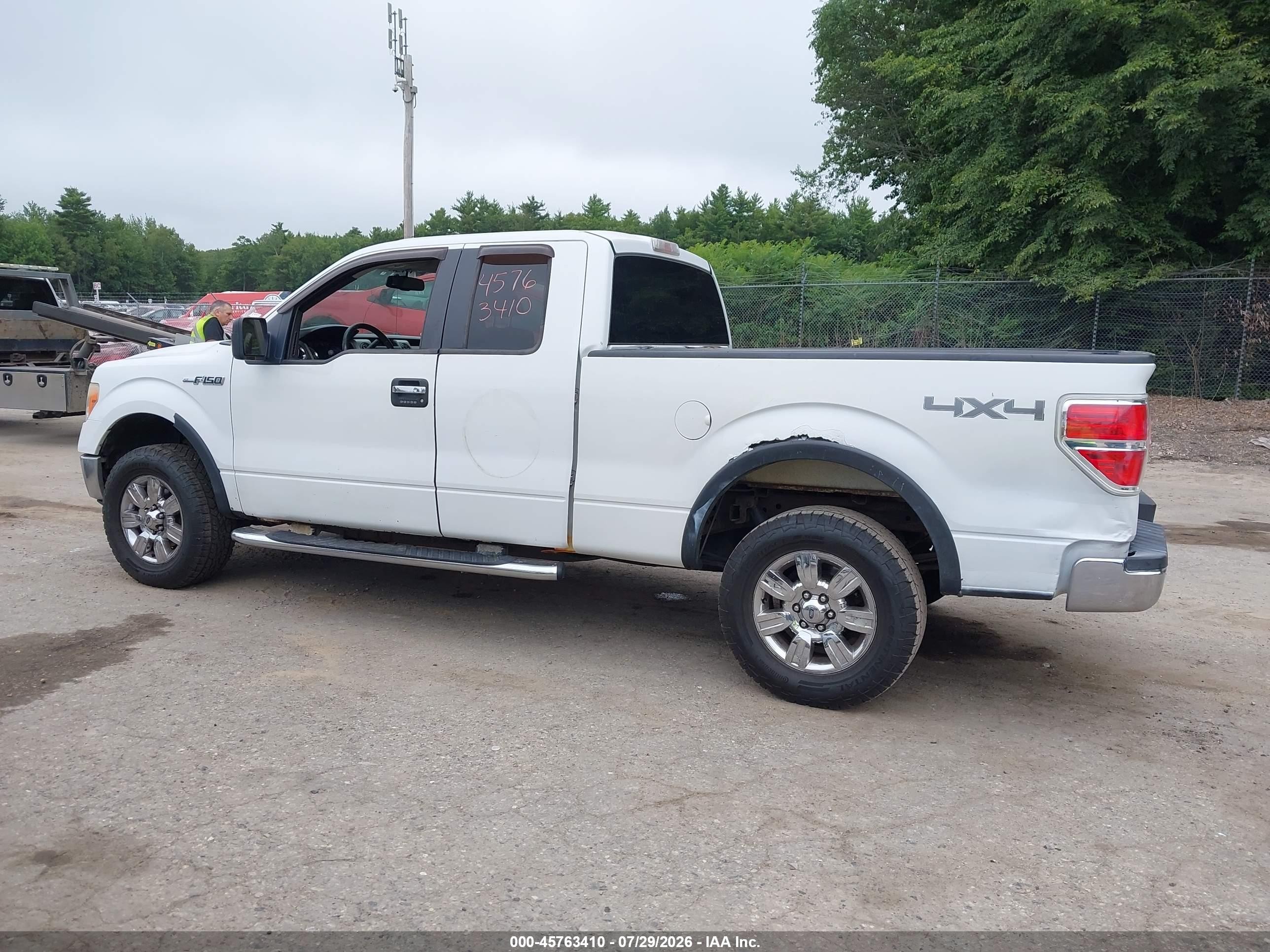 2009 Ford F-150 Stx/xl/xlt White vin: 1FTRX14809FA47628