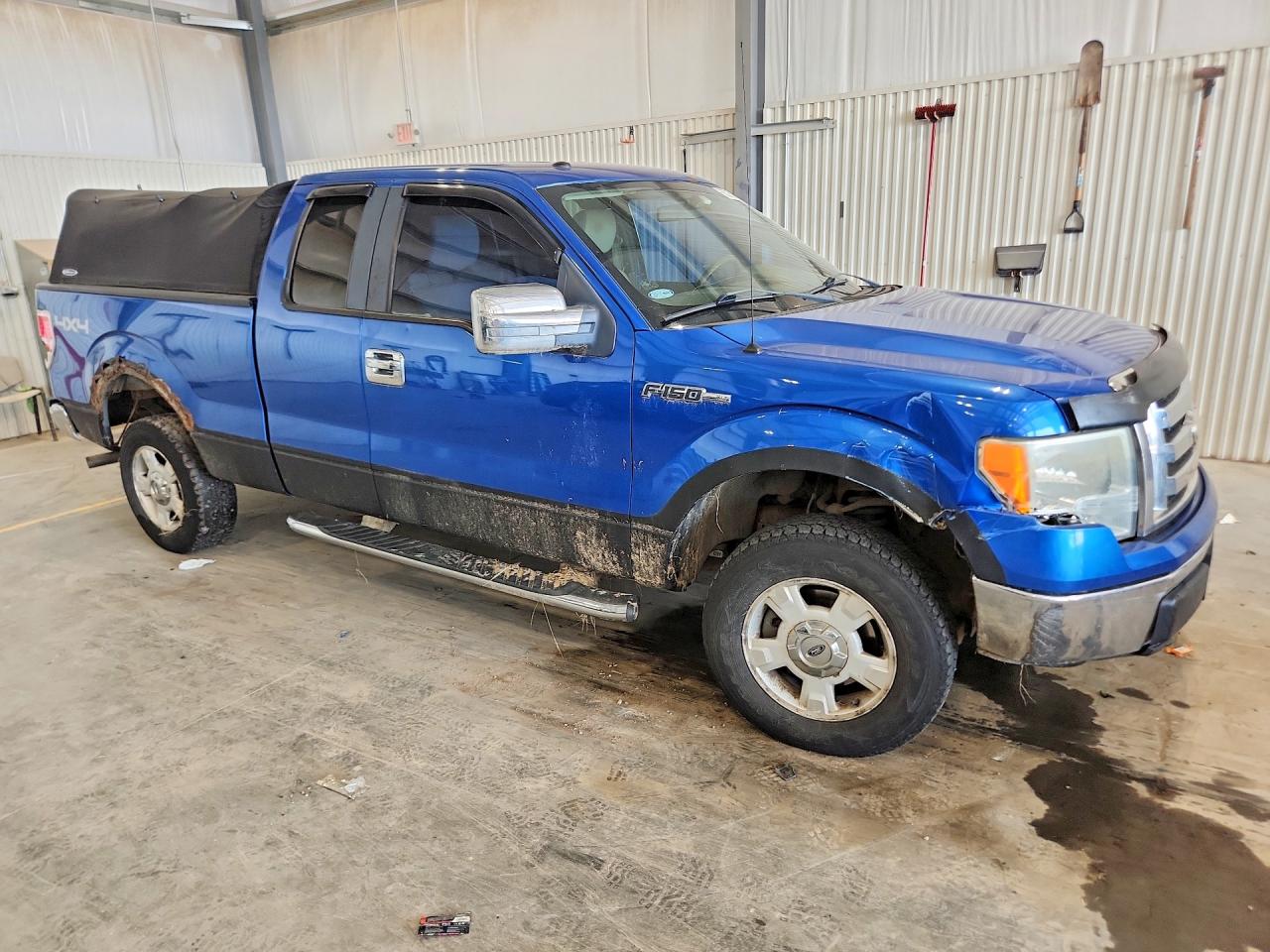 2009 Ford F150 Super Cab Blue vin: 1FTRX14819KB44392