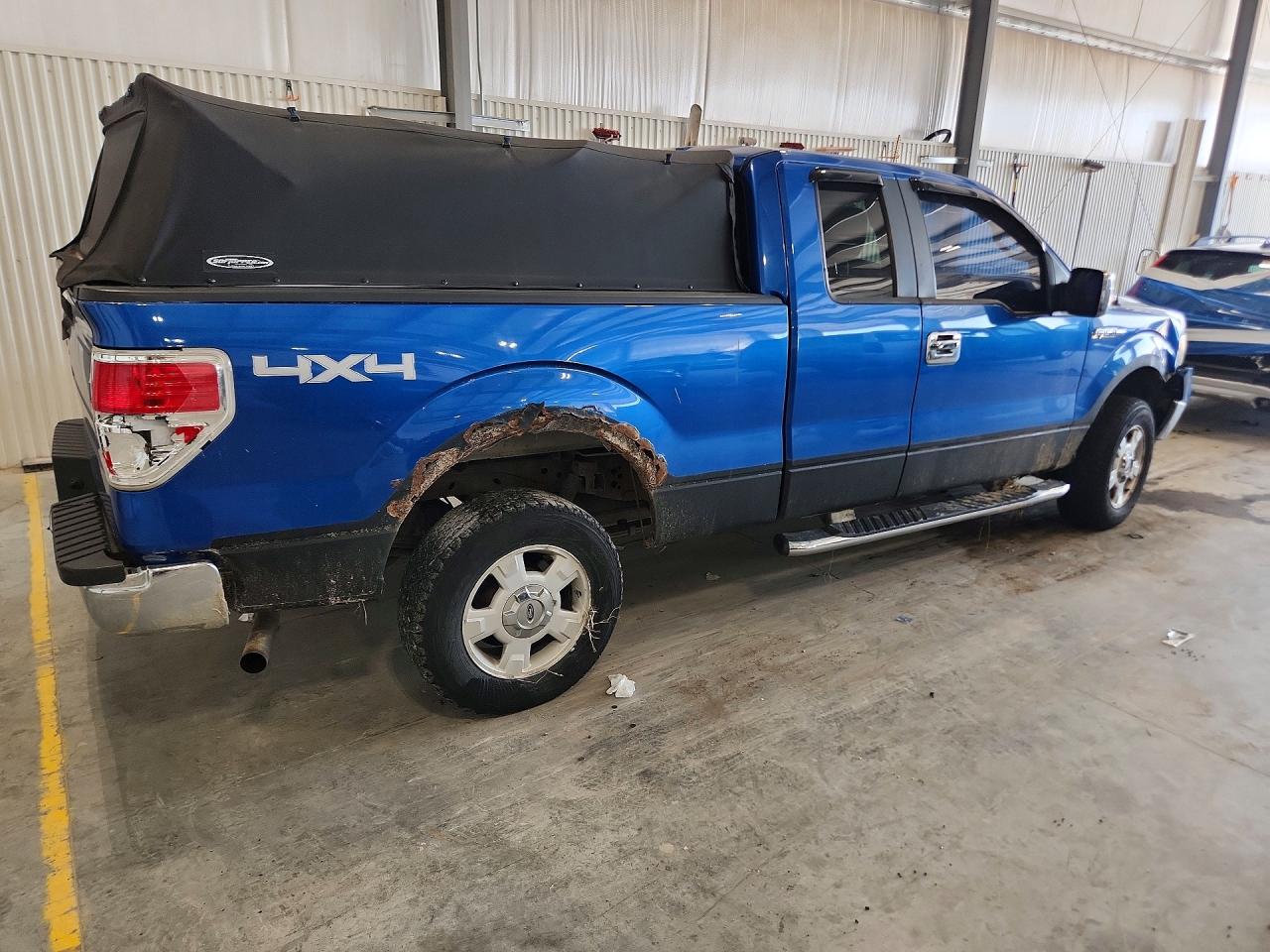 2009 Ford F150 Super Cab Blue vin: 1FTRX14819KB44392