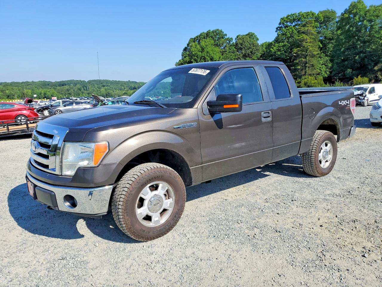2009 Ford F150 Super Cab Brown vin: 1FTRX14829FA11505