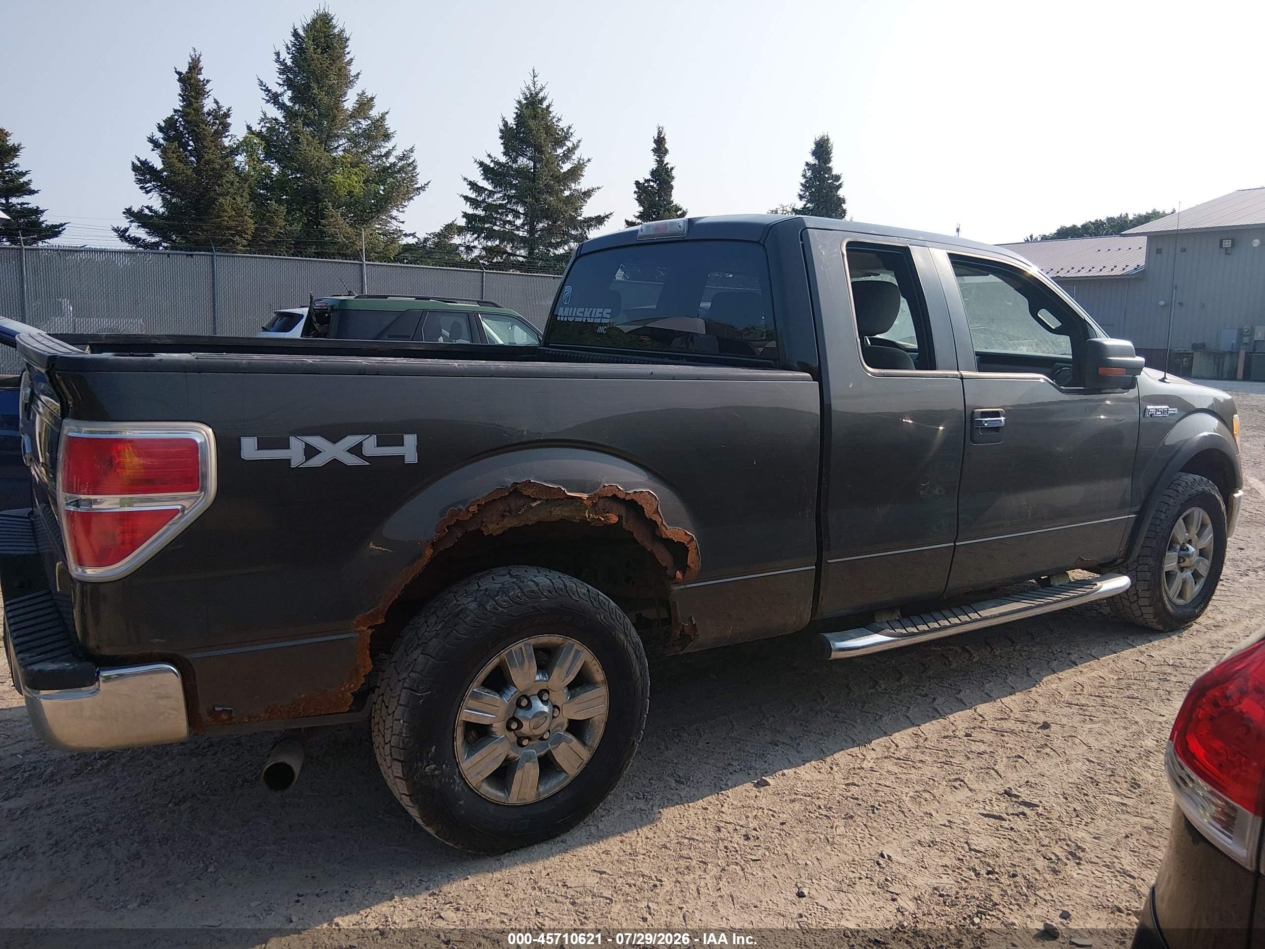 2009 Ford F-150 Xlt Серый vin: 1FTRX14839KC40007