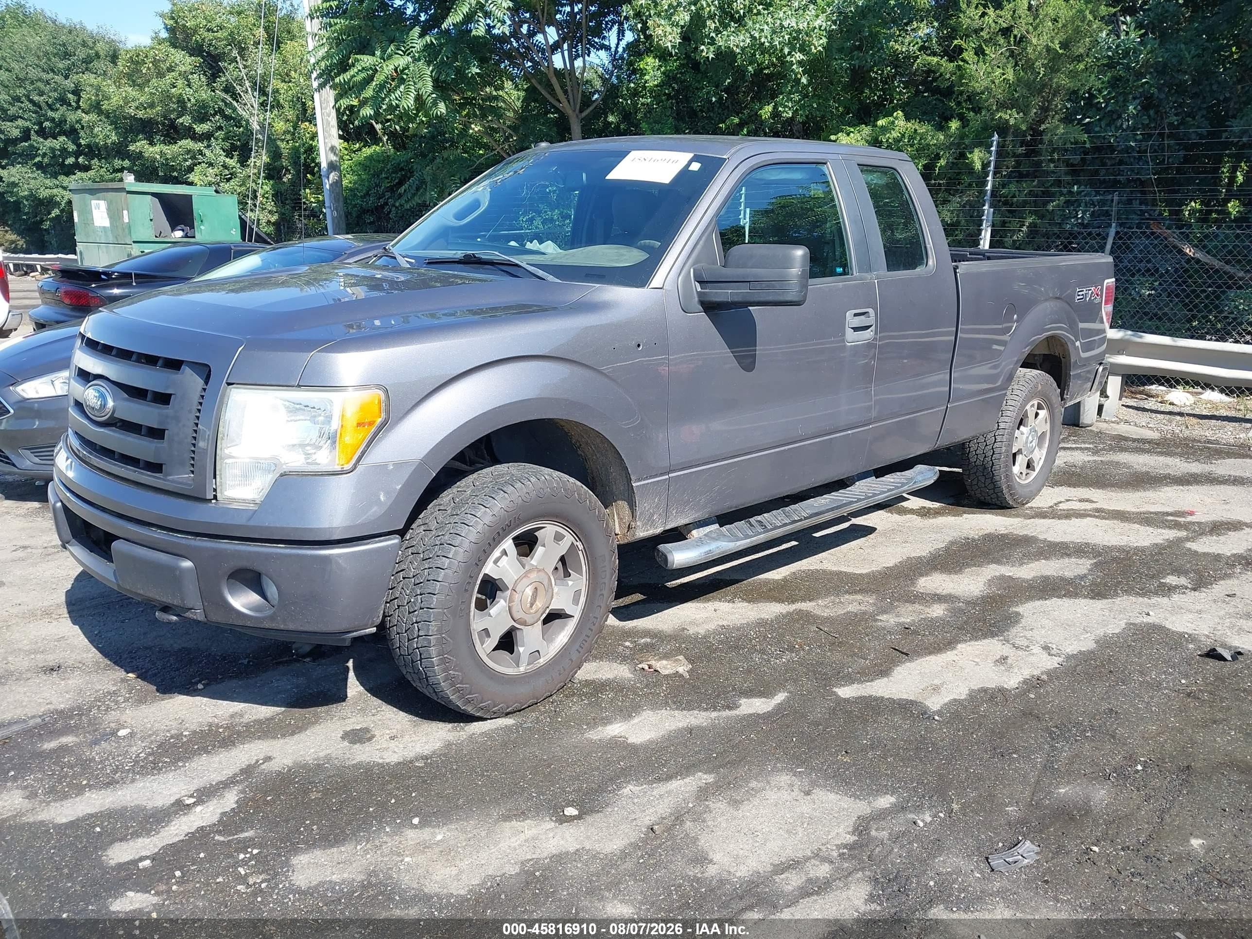 2009 Ford F-150 Stx/xl/xlt Gray vin: 1FTRX14879FA28946