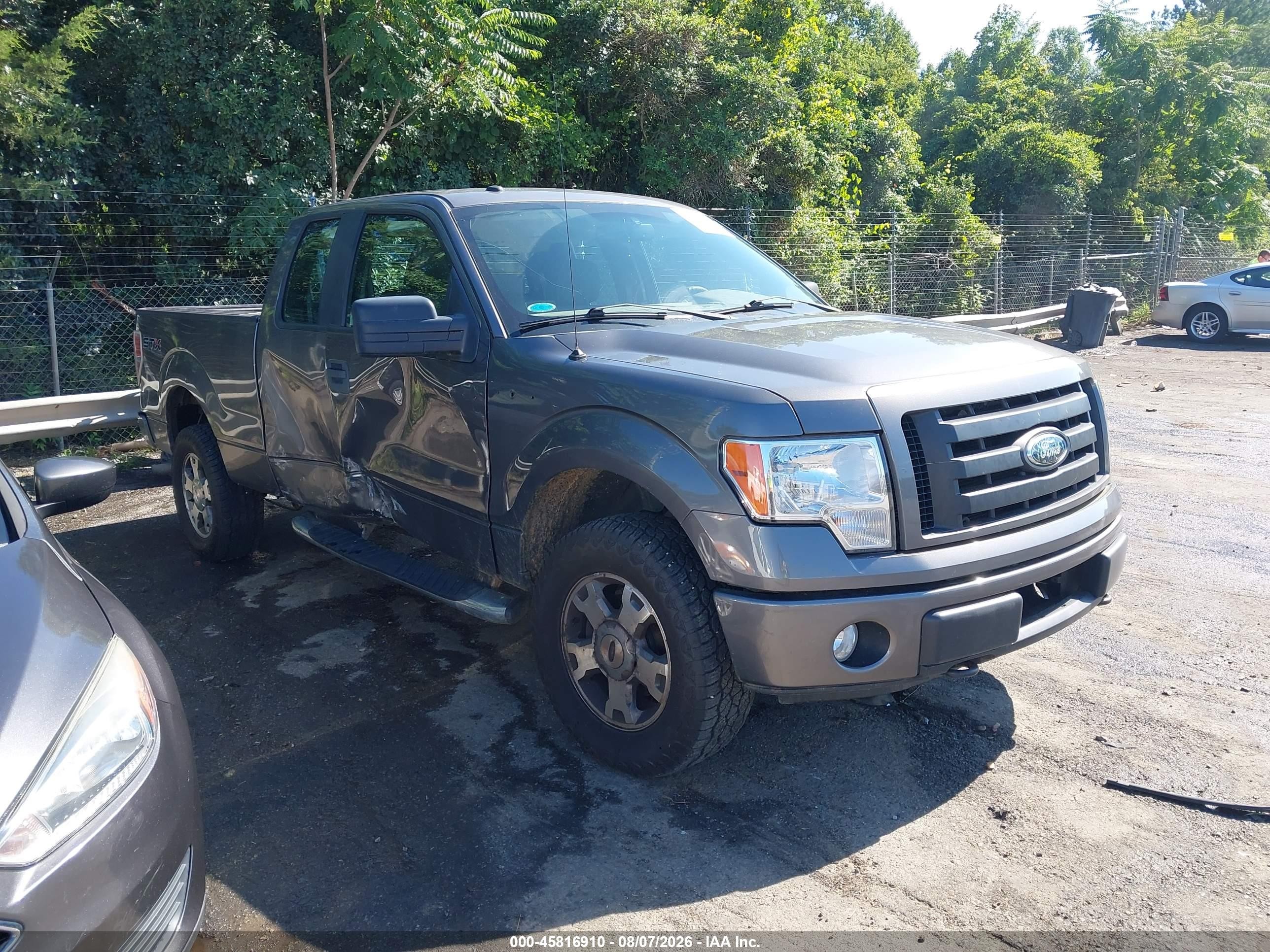 2009 Ford F-150 Stx/xl/xlt Gray vin: 1FTRX14879FA28946