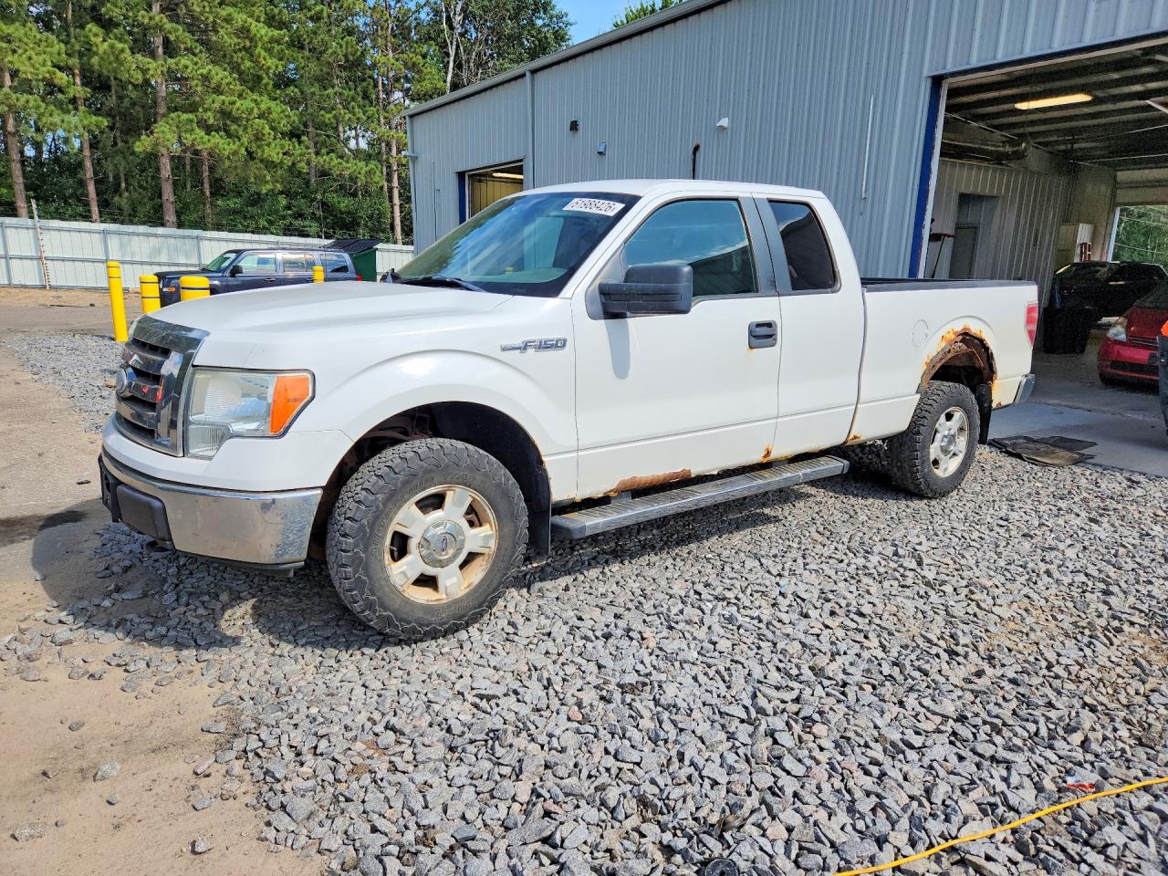 2009 Ford F150 Super Cab White vin: 1FTRX14879FA51367