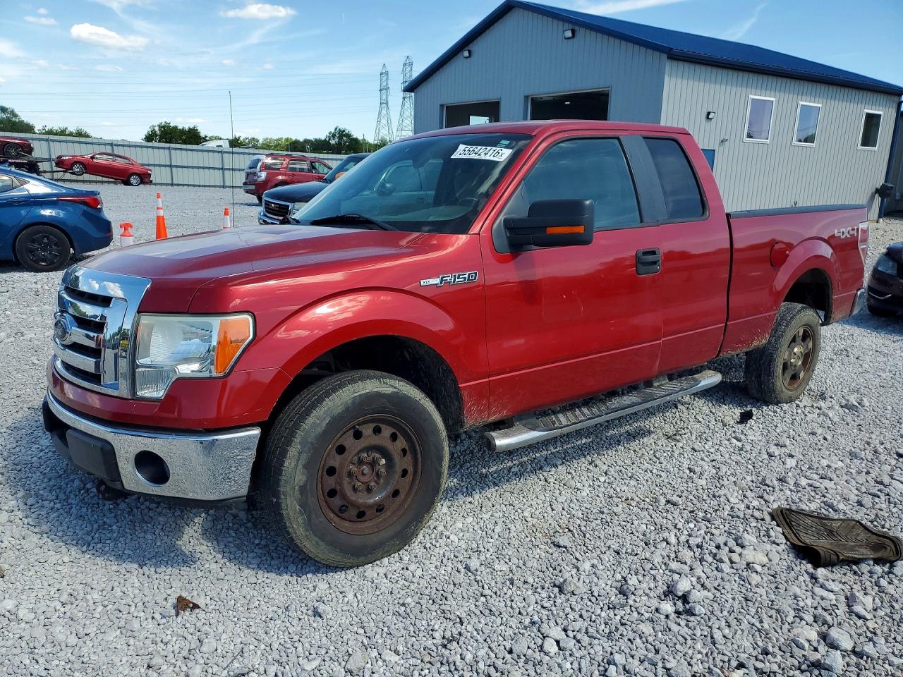 2009 Ford F150 Super Cab Red vin: 1FTRX14879FA61588