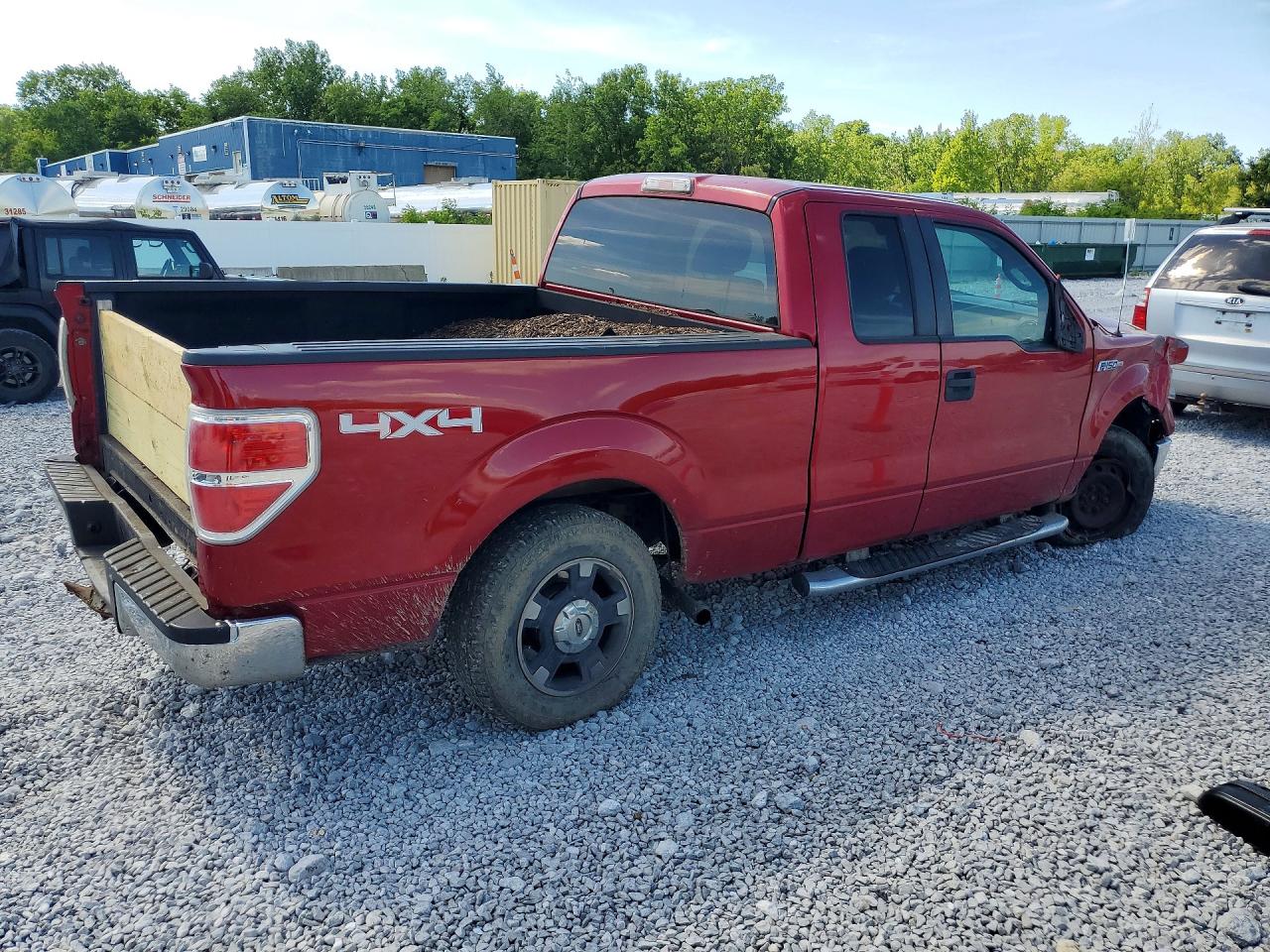 2009 Ford F150 Super Cab Red vin: 1FTRX14879FA61588