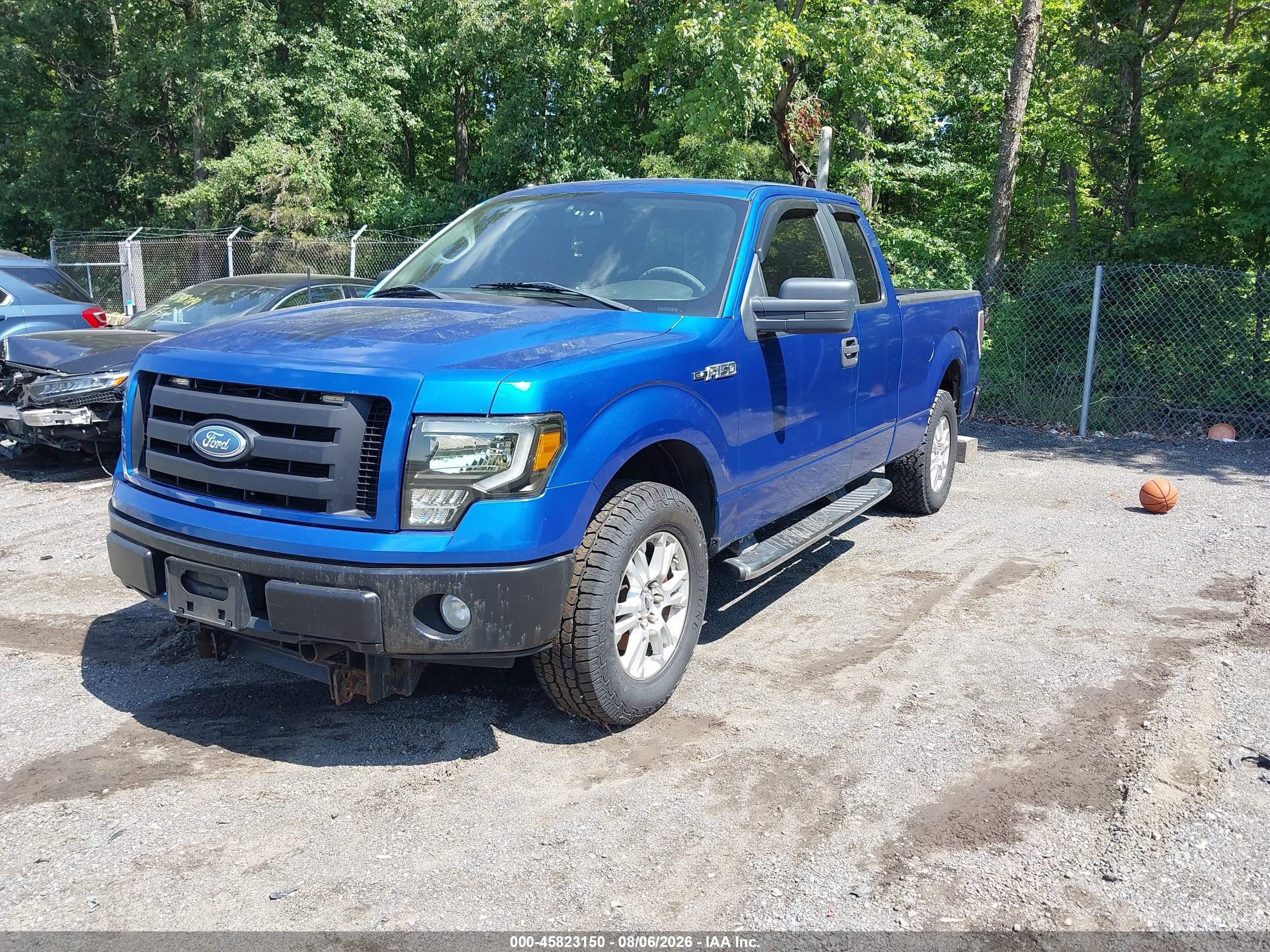 2009 Ford F-150 Stx/xl/xlt Blue vin: 1FTRX14889KB49945