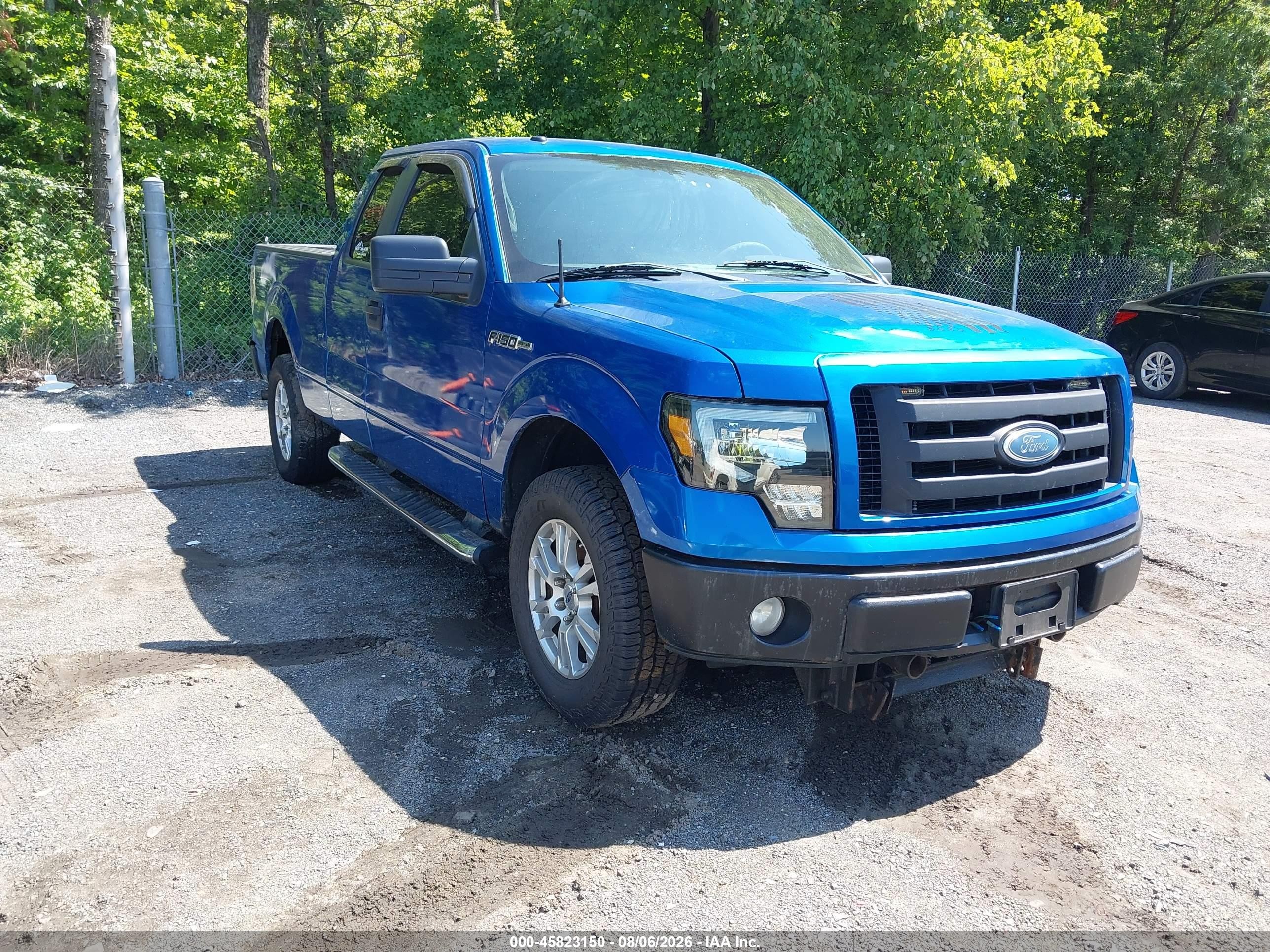 2009 Ford F-150 Stx/xl/xlt Blue vin: 1FTRX14889KB49945