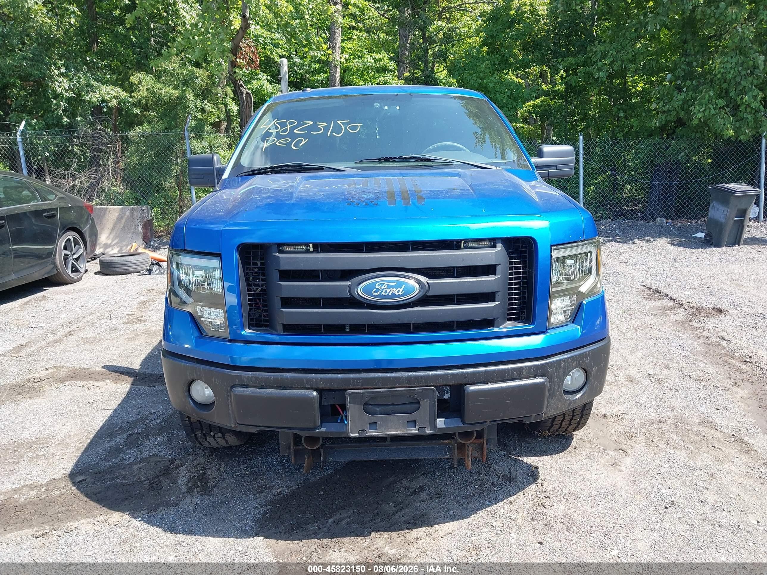 2009 Ford F-150 Stx/xl/xlt Blue vin: 1FTRX14889KB49945