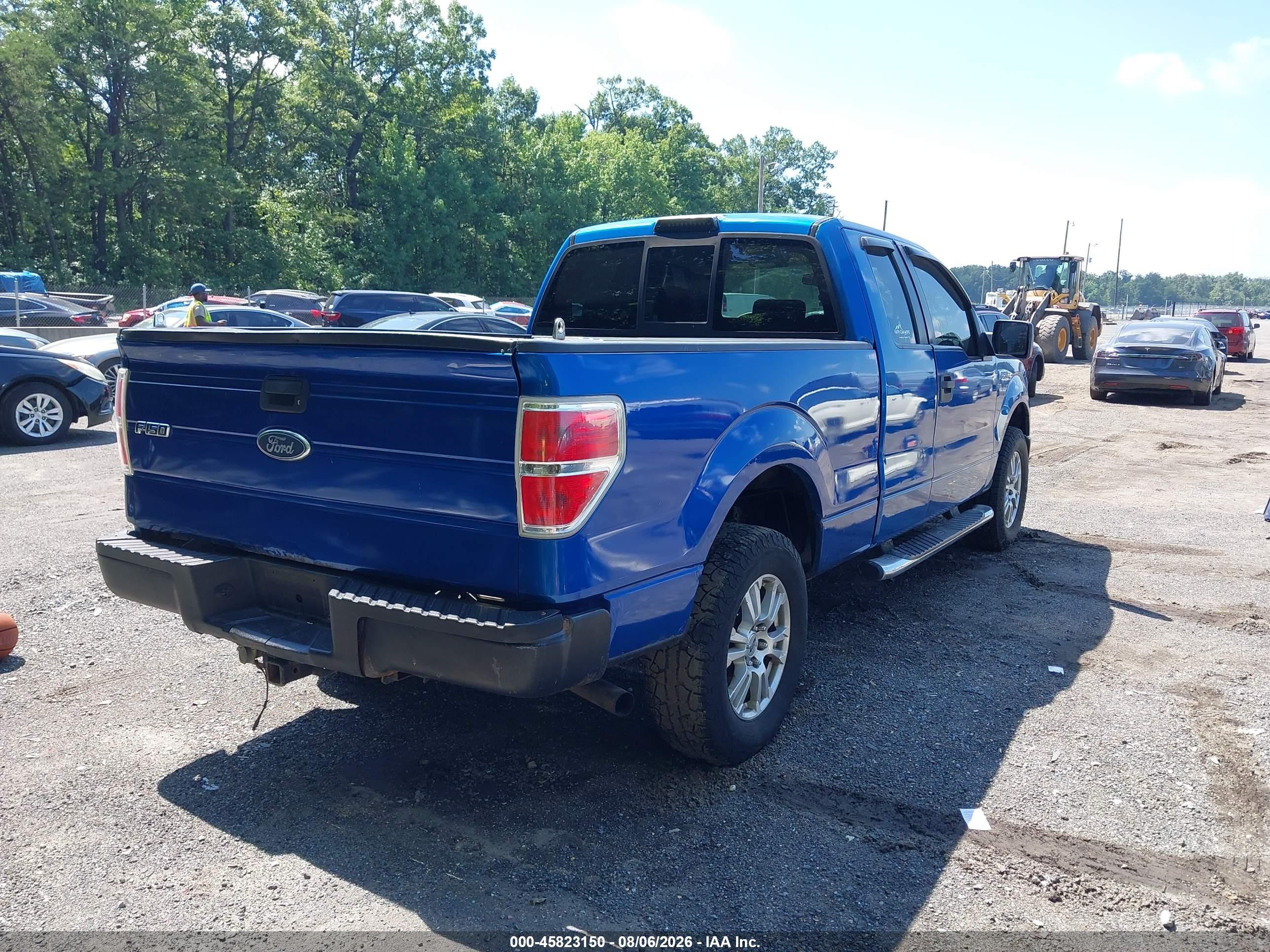2009 Ford F-150 Stx/xl/xlt Blue vin: 1FTRX14889KB49945