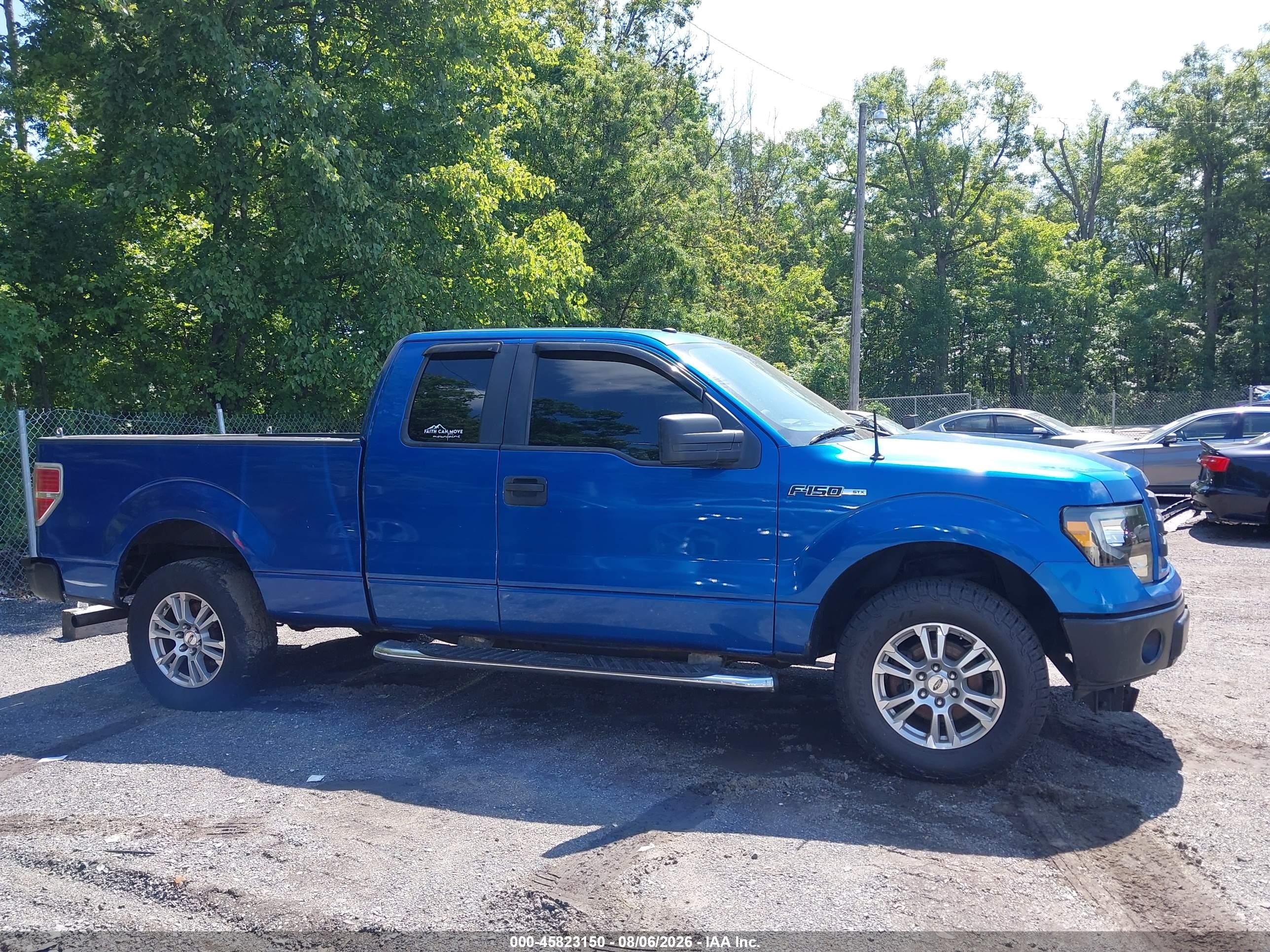 2009 Ford F-150 Stx/xl/xlt Blue vin: 1FTRX14889KB49945