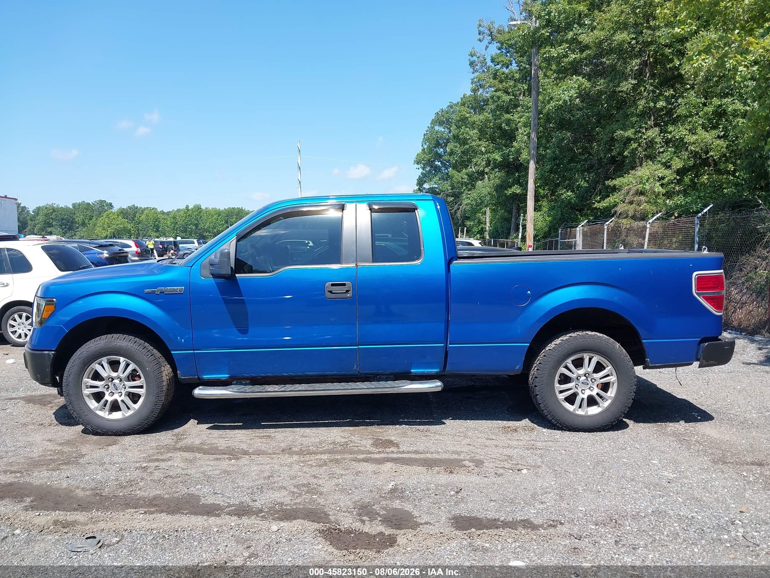 2009 Ford F-150 Stx/xl/xlt Blue vin: 1FTRX14889KB49945