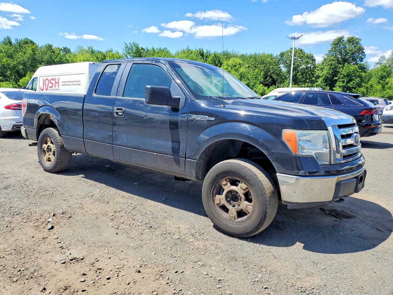 2009 Ford F150 Super Cab Черный vin: 1FTRX14899FA40855