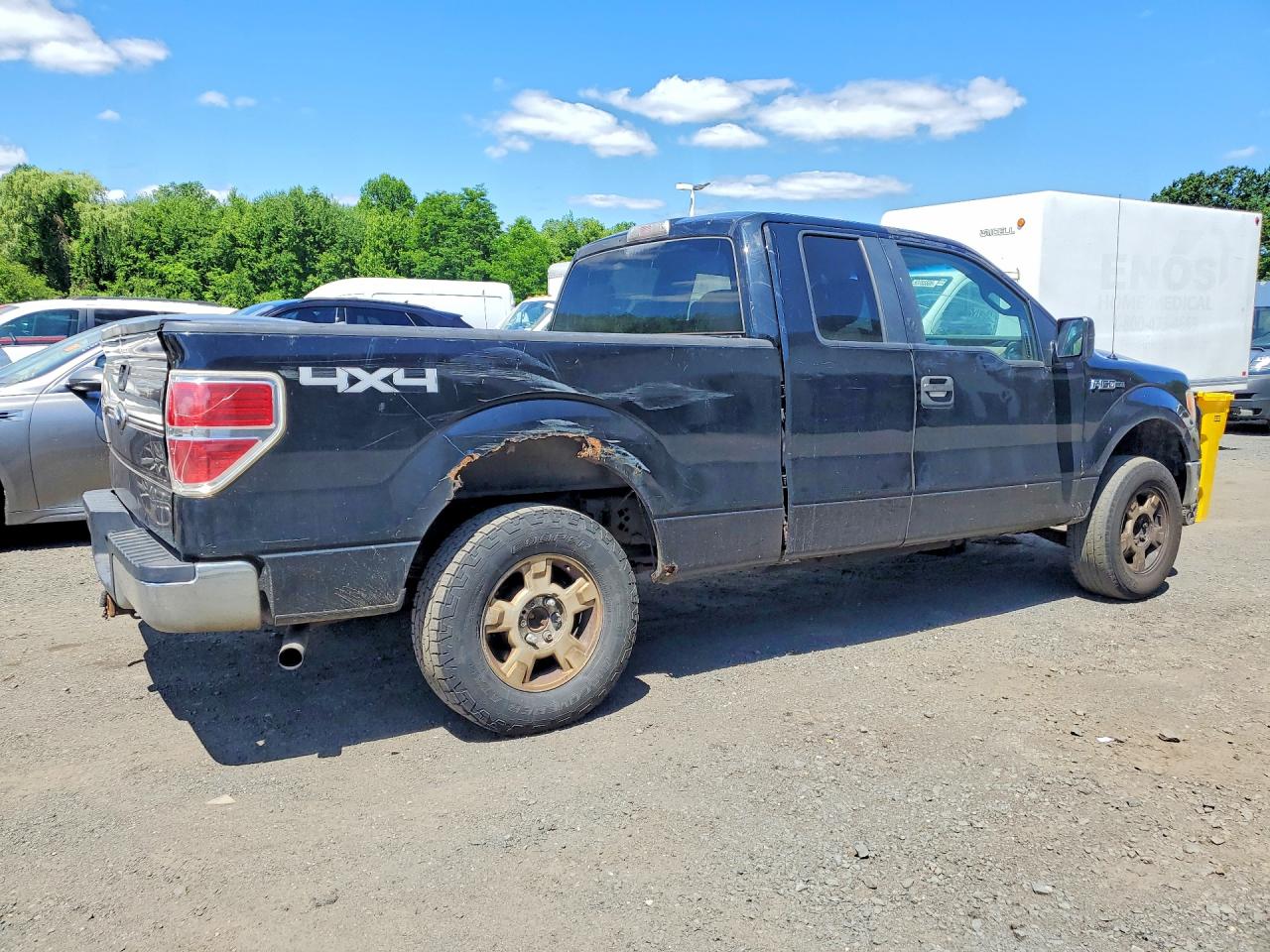 2009 Ford F150 Super Cab Черный vin: 1FTRX14899FA40855