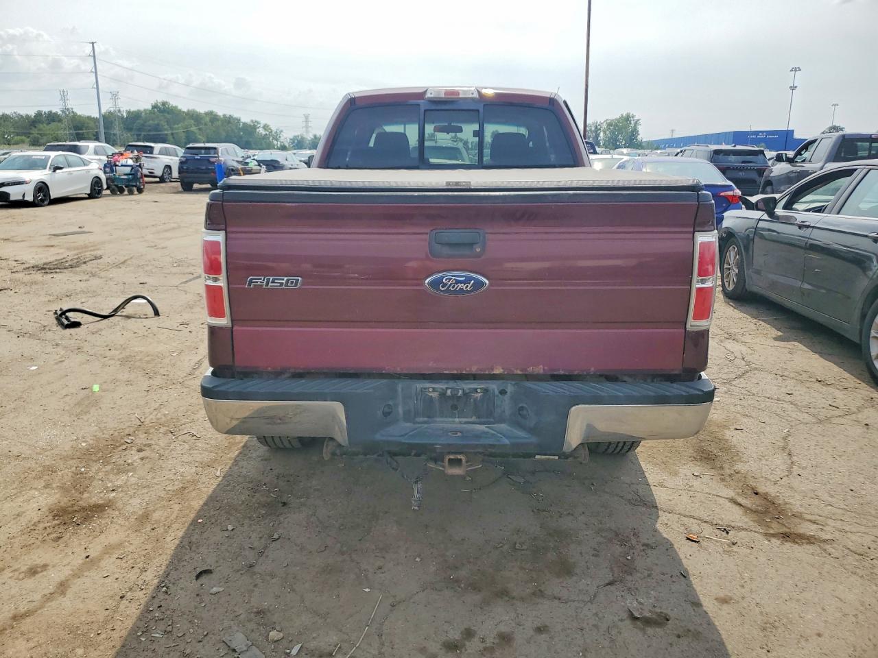 2009 Ford F150 Super Cab Burgundy vin: 1FTRX14899FA51564