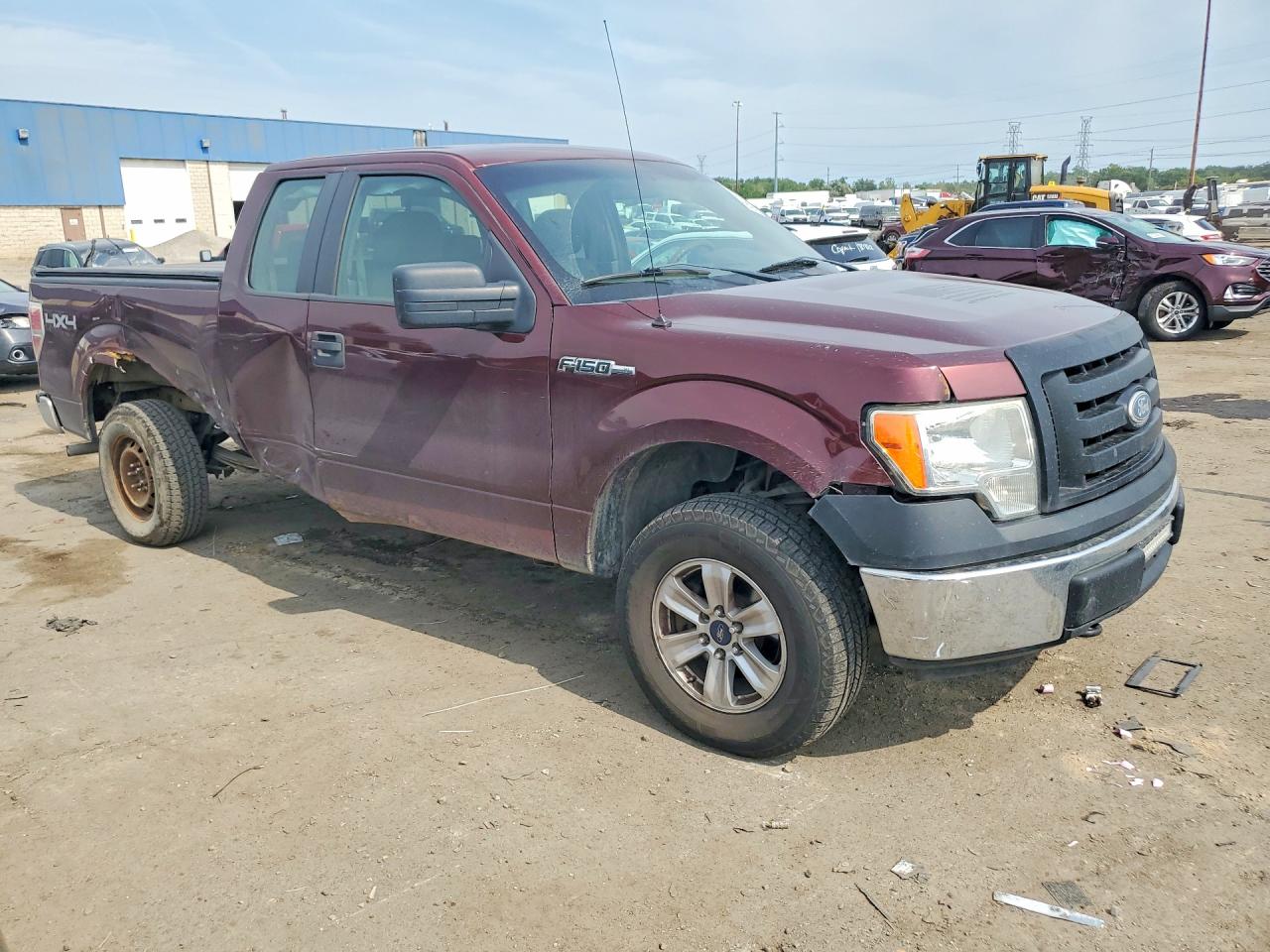 2009 Ford F150 Super Cab Burgundy vin: 1FTRX14899FA51564