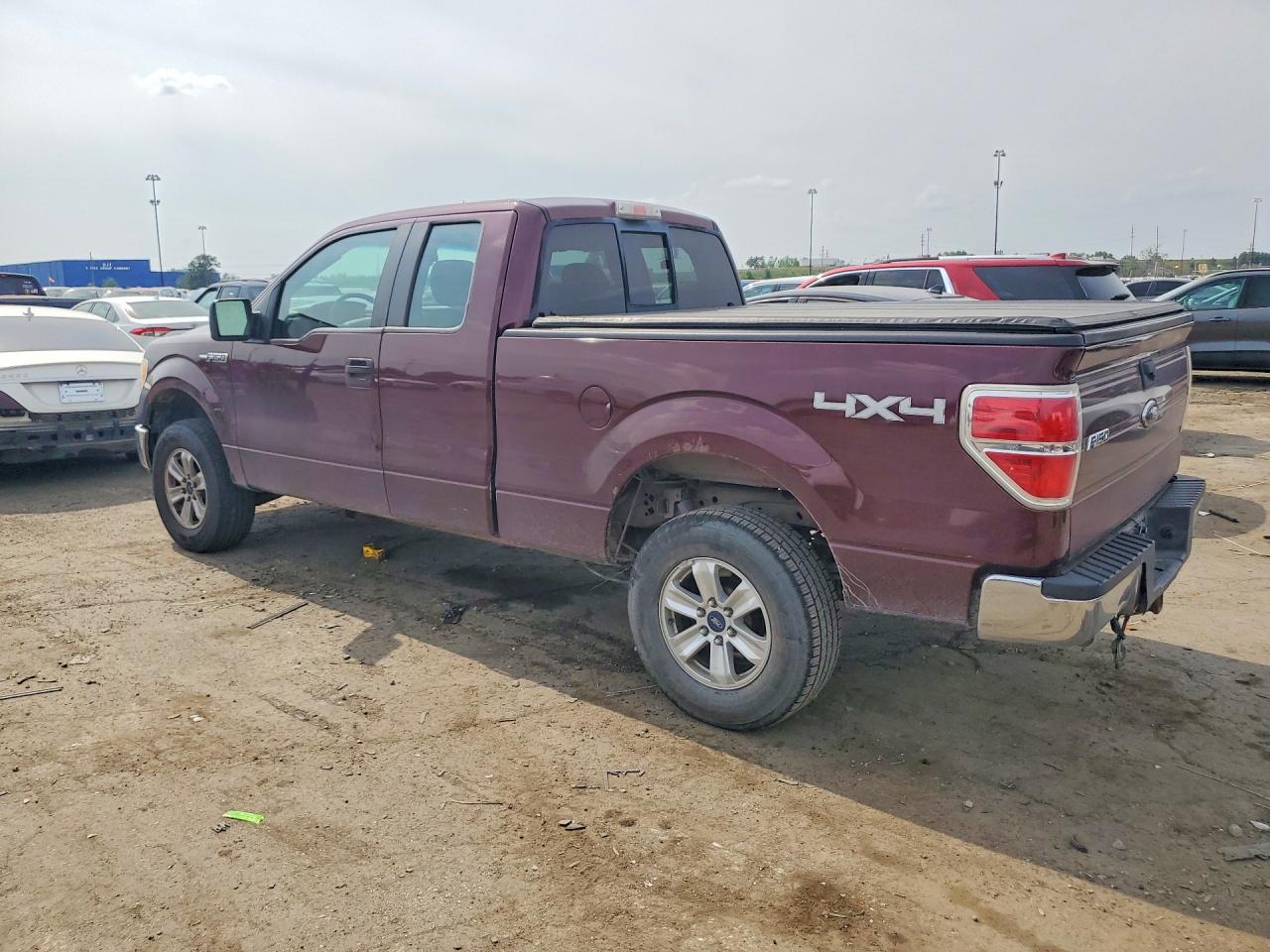 2009 Ford F150 Super Cab Burgundy vin: 1FTRX14899FA51564