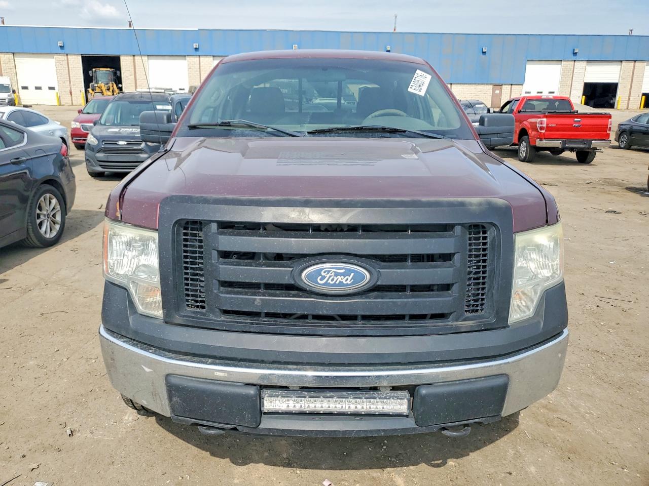 2009 Ford F150 Super Cab Burgundy vin: 1FTRX14899FA51564