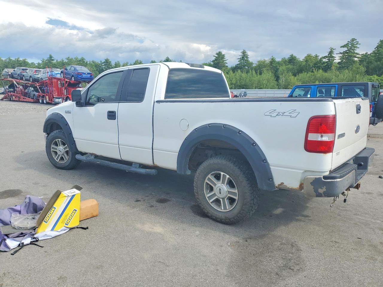 2005 Ford F150 Белый vin: 1FTRX14W05FA71193