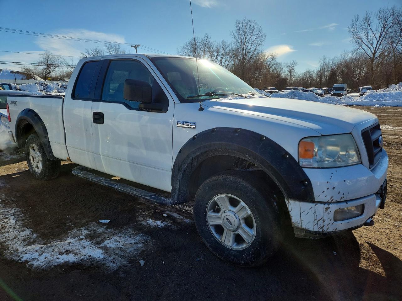 2005 Ford F150 Белый vin: 1FTRX14W05FB19551