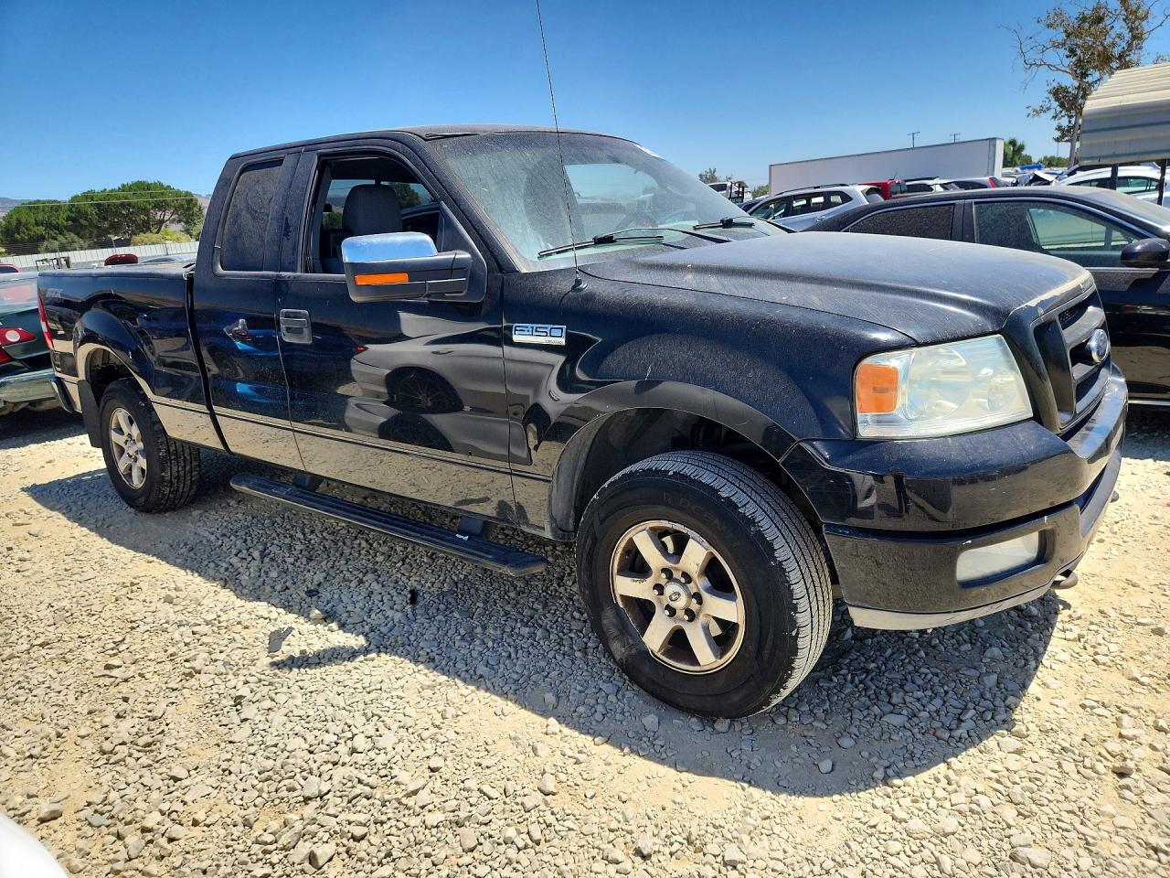 2005 Ford F150 Black vin: 1FTRX14W05NA14644