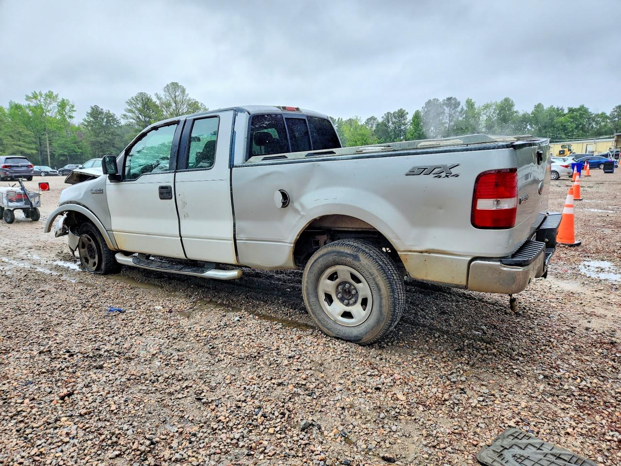 2005 Ford F150 Gray vin: 1FTRX14W05NB94045