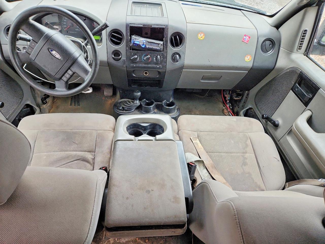 2005 Ford F150 Gray vin: 1FTRX14W05NB94045
