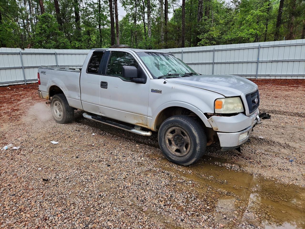 2005 Ford F150 Gray vin: 1FTRX14W05NB94045