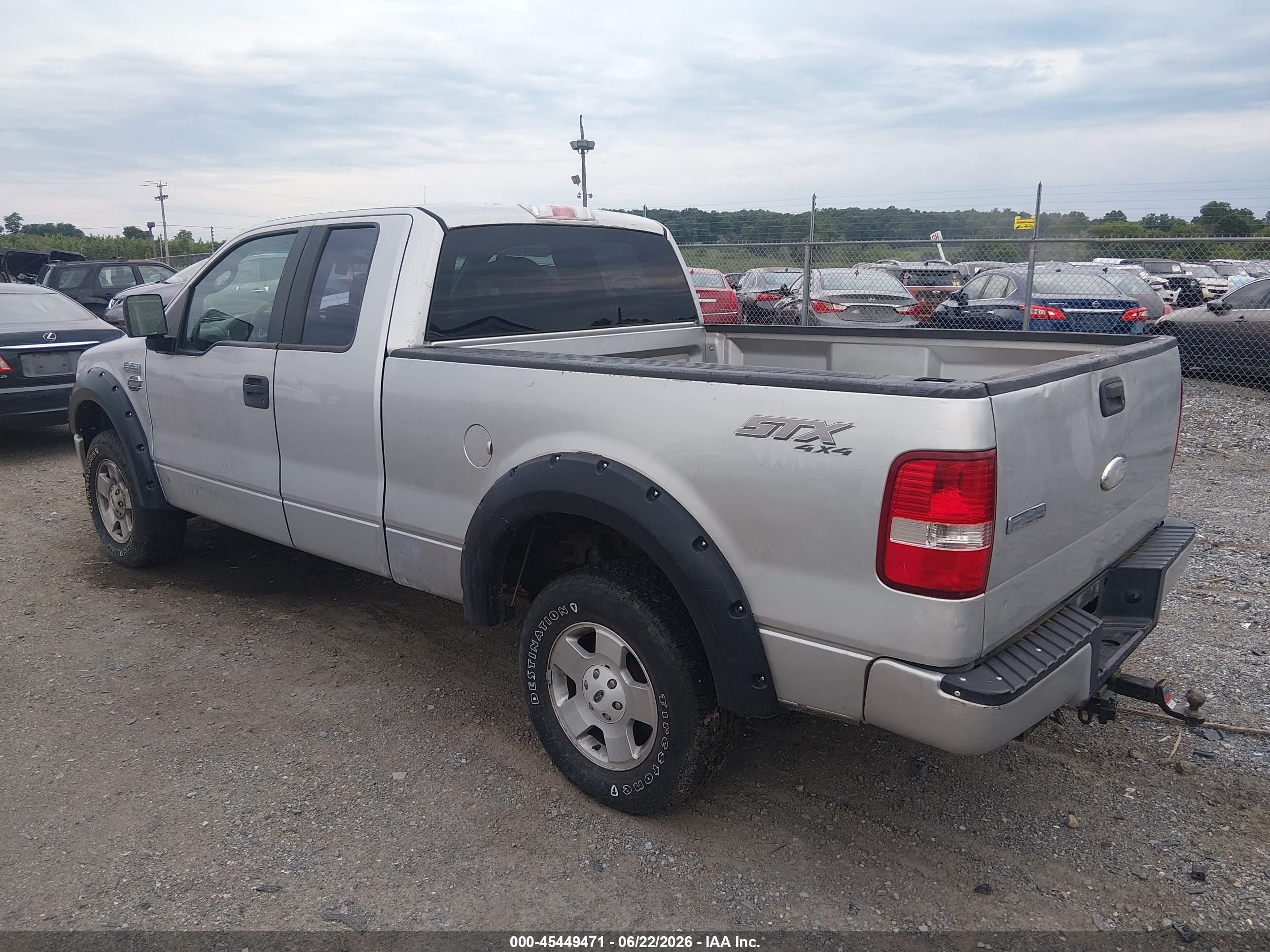 2006 Ford F-150 Stx/xl/xlt Silver vin: 1FTRX14W06FB15095