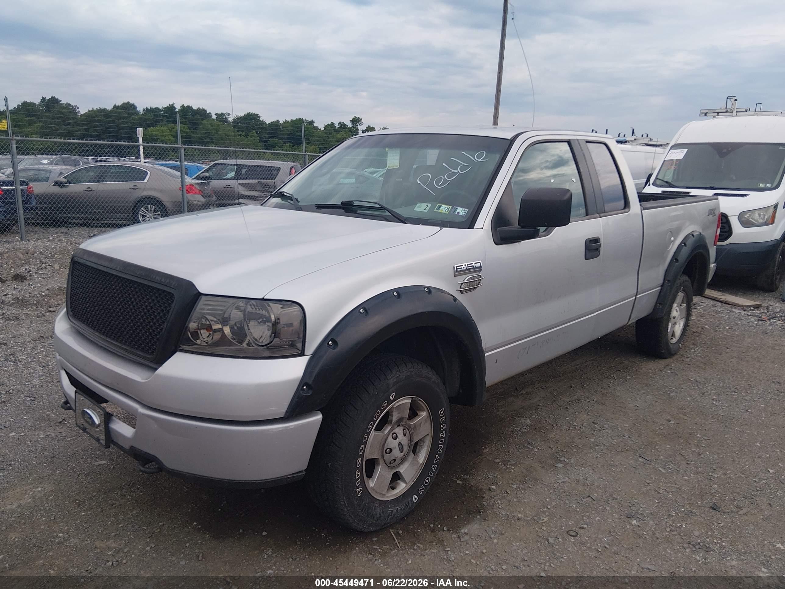 2006 Ford F-150 Stx/xl/xlt Silver vin: 1FTRX14W06FB15095