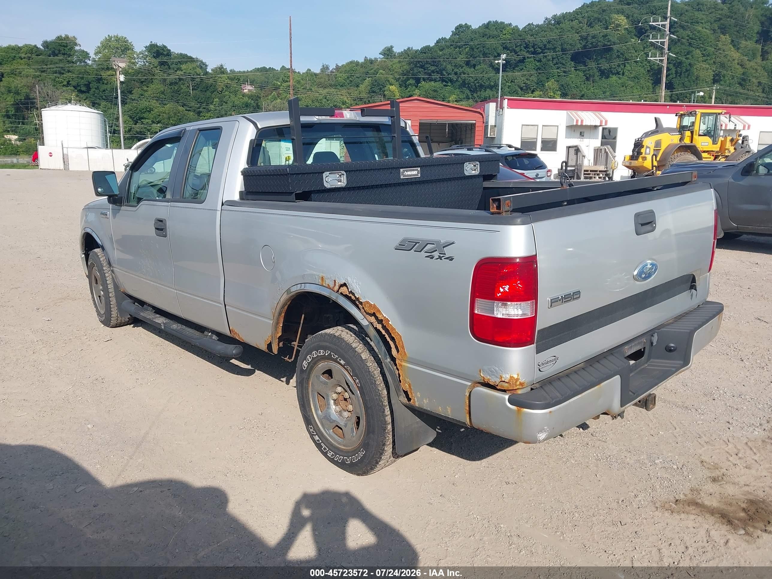 2007 Ford F-150 Fx4/stx/xl/xlt Серебряный vin: 1FTRX14W07FA69219