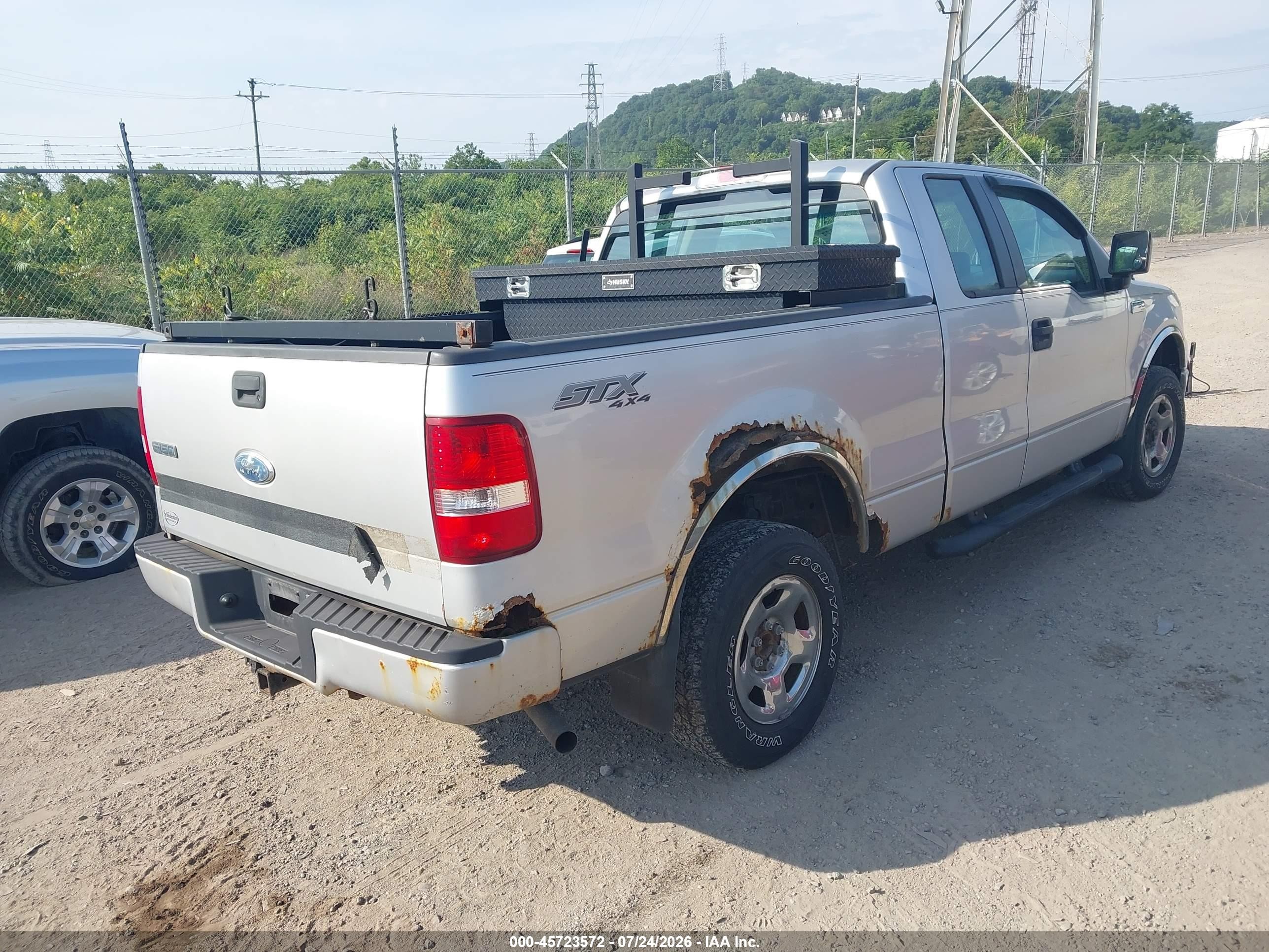 2007 Ford F-150 Fx4/stx/xl/xlt Серебряный vin: 1FTRX14W07FA69219