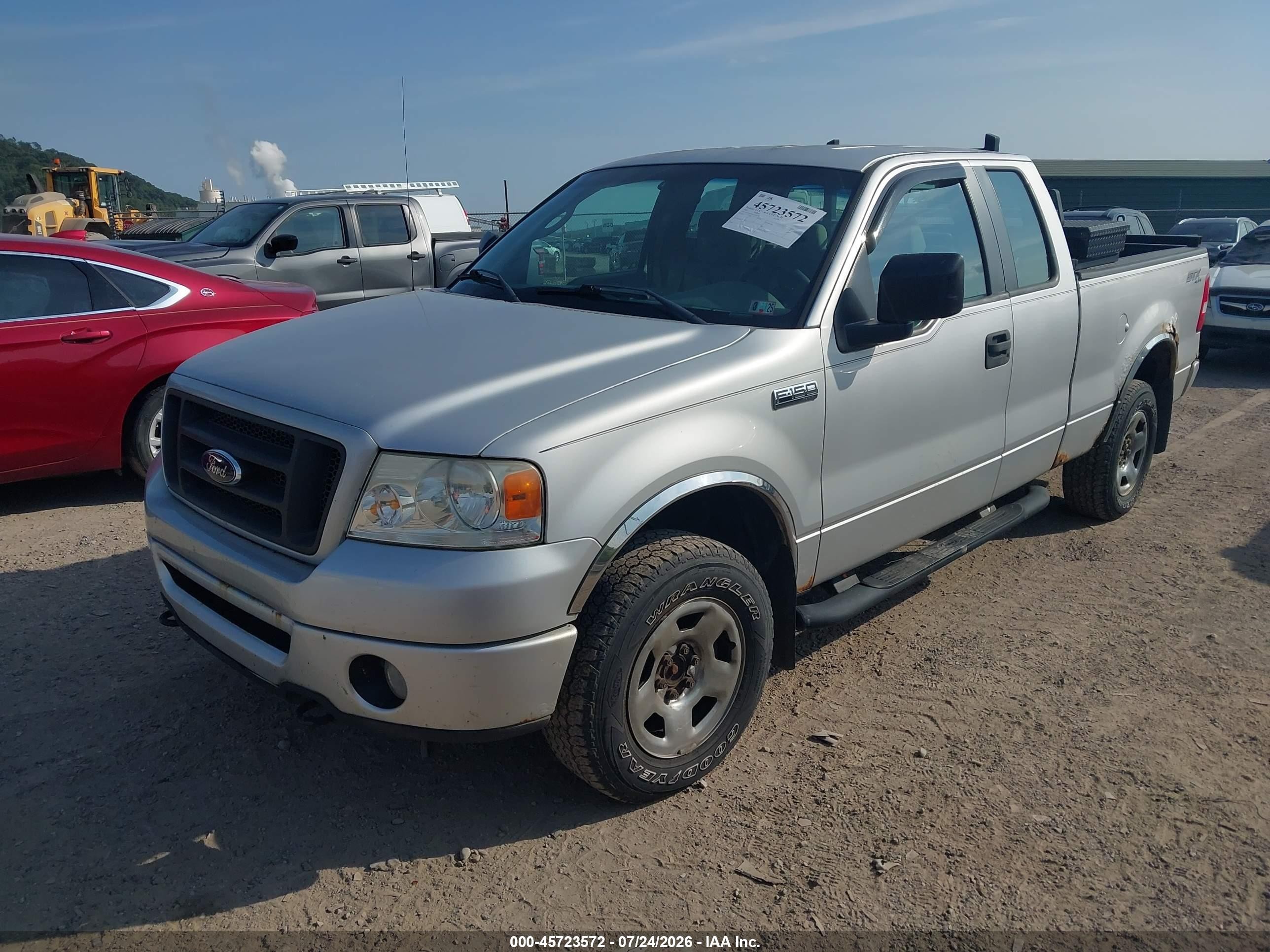 2007 Ford F-150 Fx4/stx/xl/xlt Серебряный vin: 1FTRX14W07FA69219
