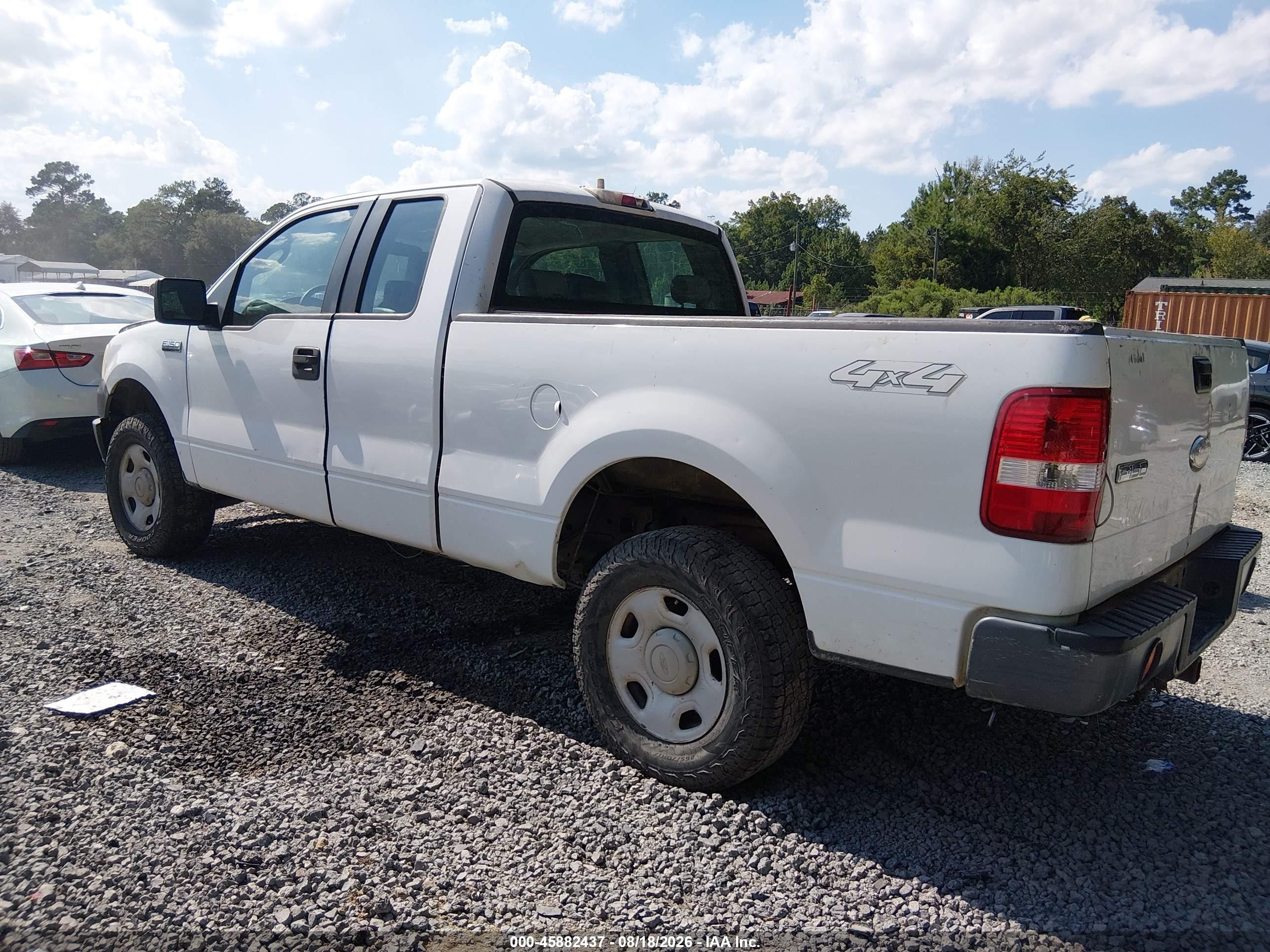 2007 Ford F-150 Fx4/stx/xl/xlt White vin: 1FTRX14W07NA59151