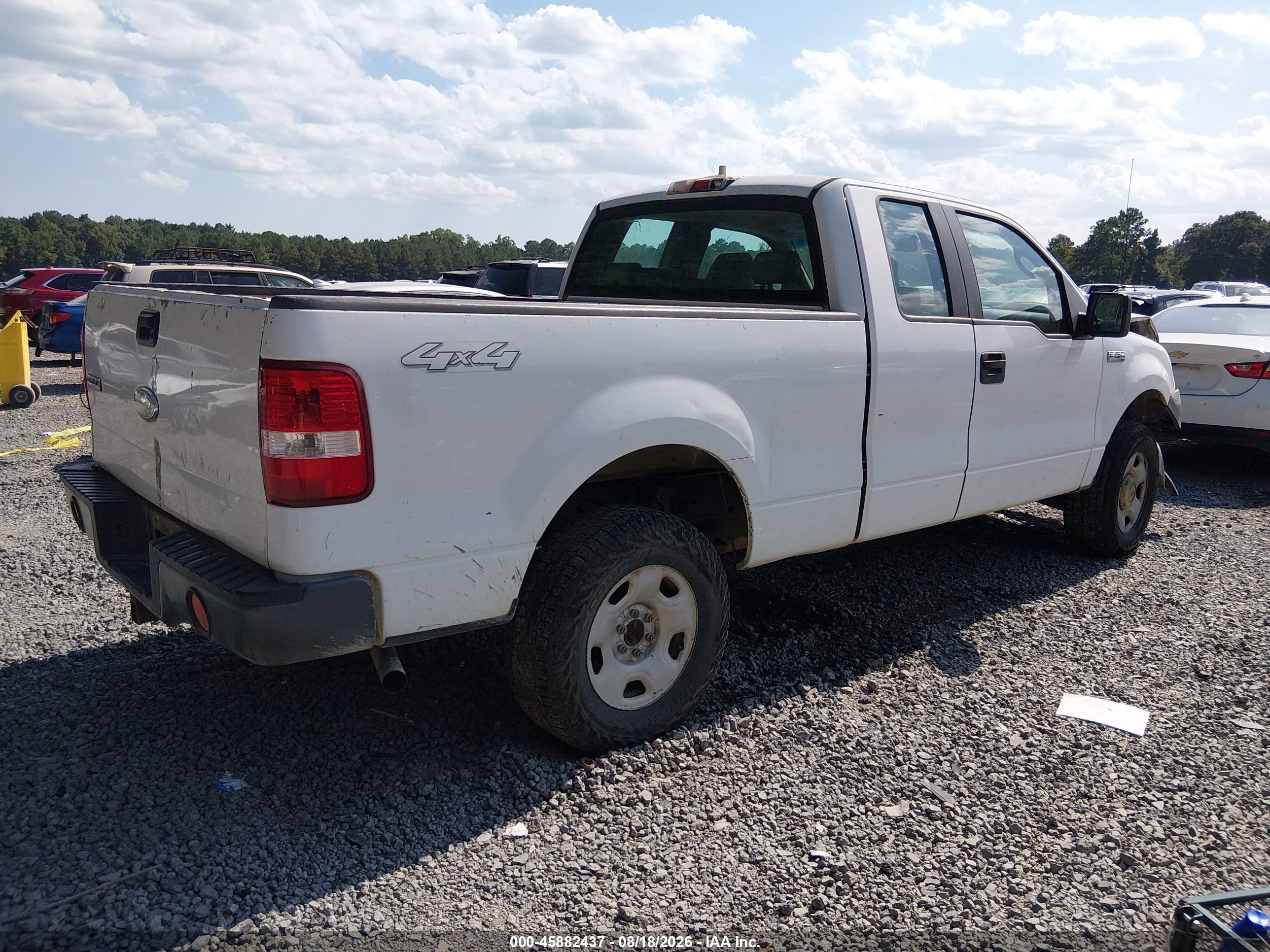 2007 Ford F-150 Fx4/stx/xl/xlt White vin: 1FTRX14W07NA59151