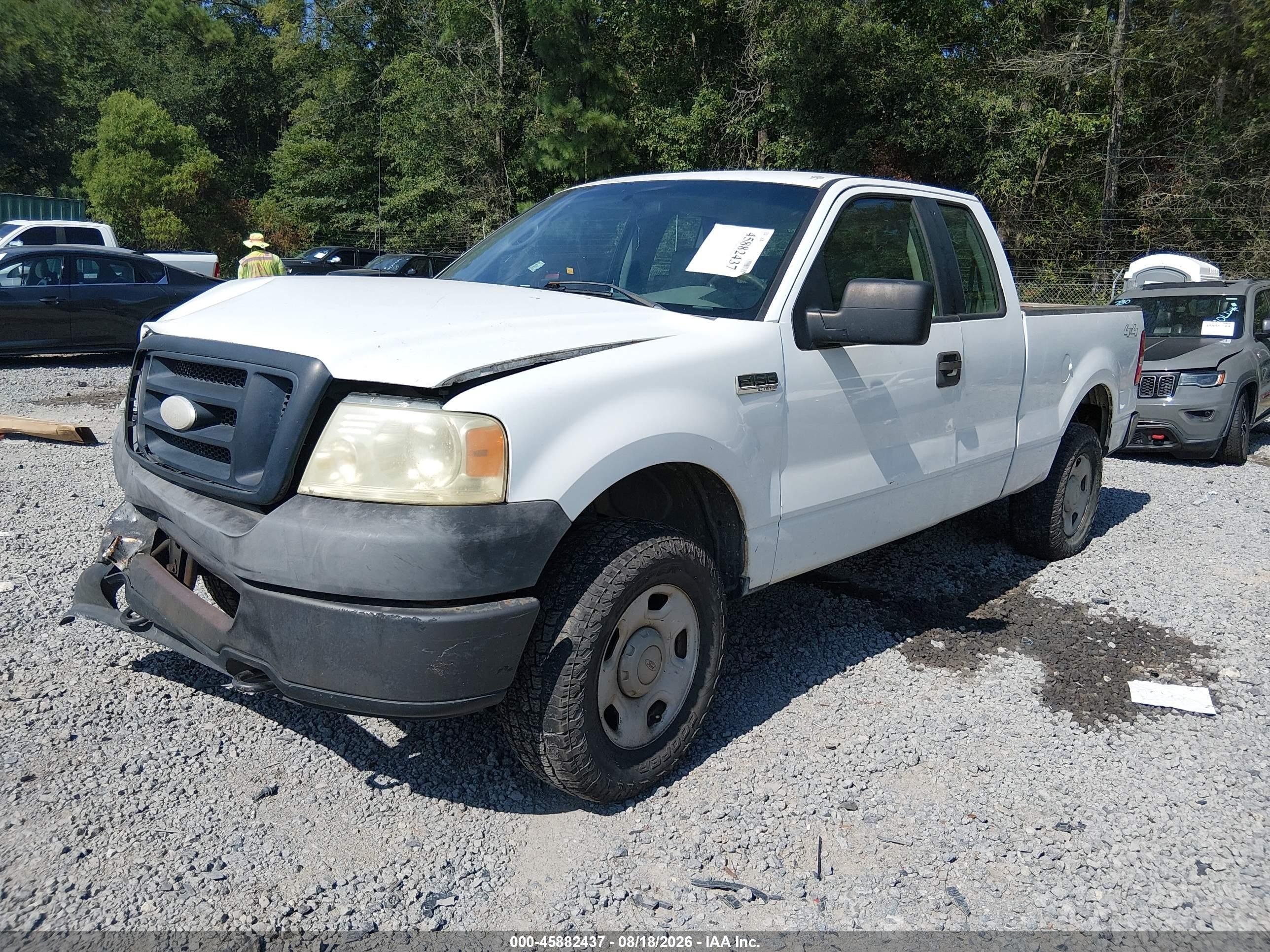 2007 Ford F-150 Fx4/stx/xl/xlt White vin: 1FTRX14W07NA59151