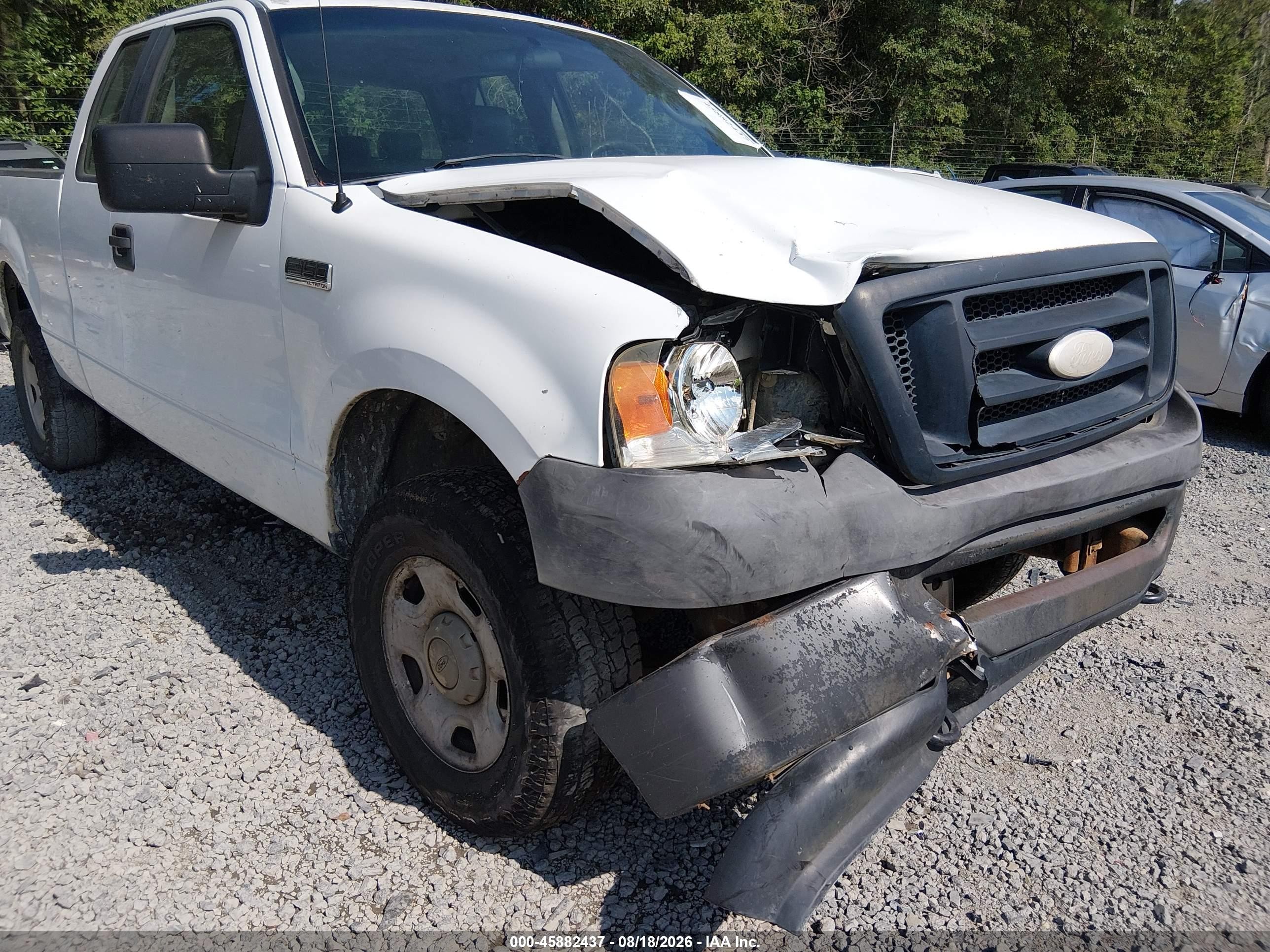 2007 Ford F-150 Fx4/stx/xl/xlt White vin: 1FTRX14W07NA59151