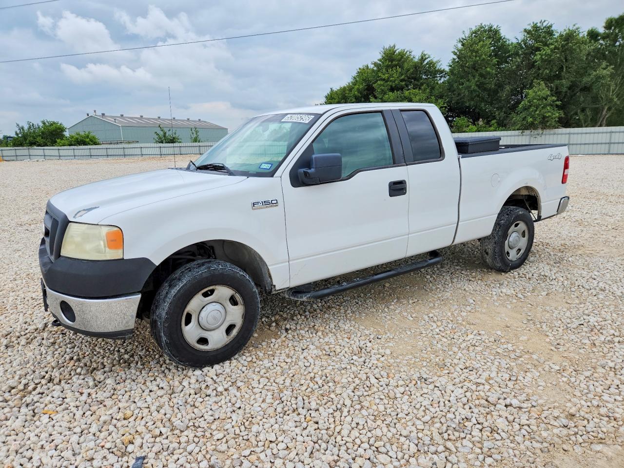 2008 Ford F150 White vin: 1FTRX14W08KC89307