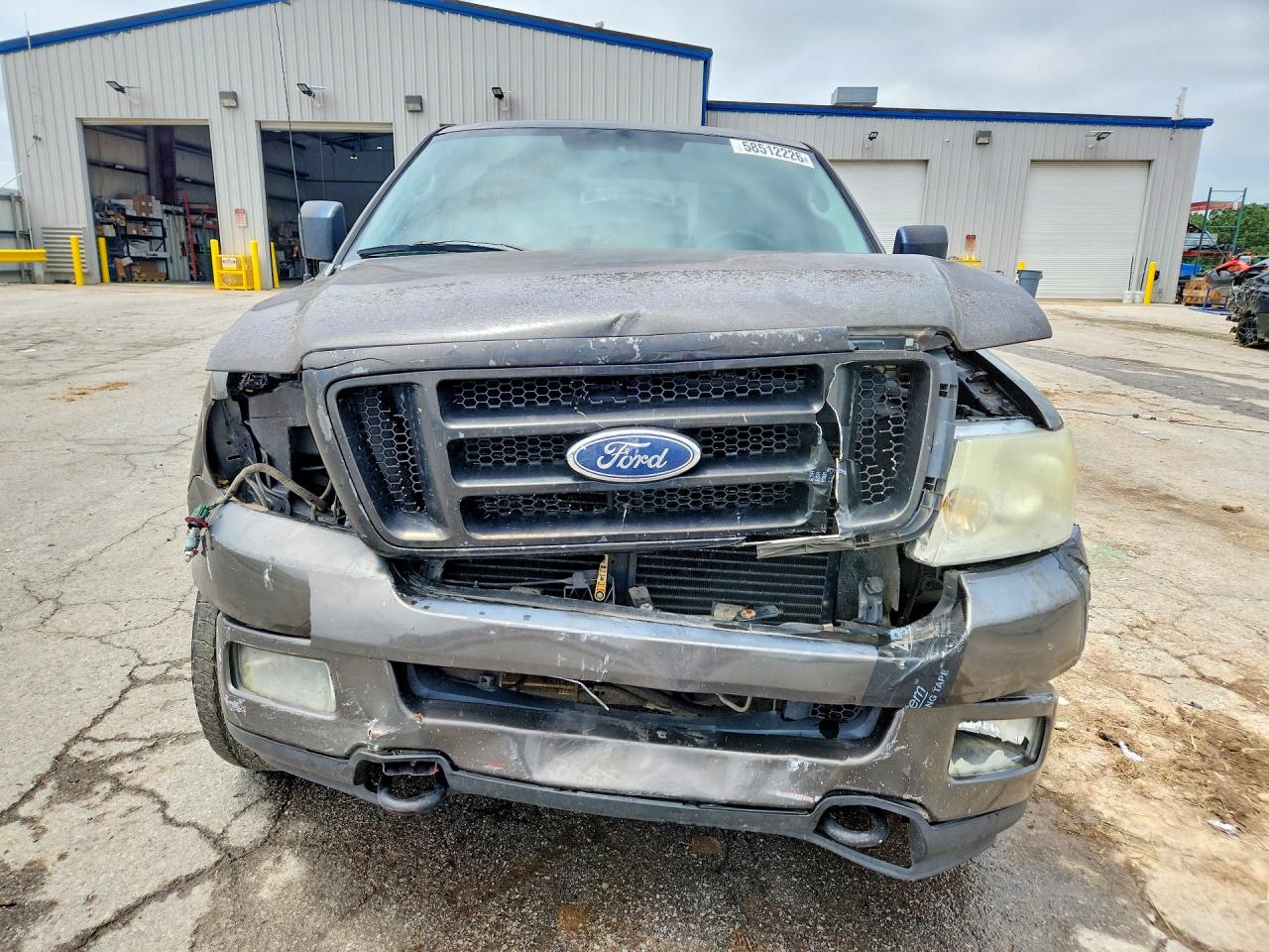 2005 Ford F150 Gray vin: 1FTRX14W15NA71046