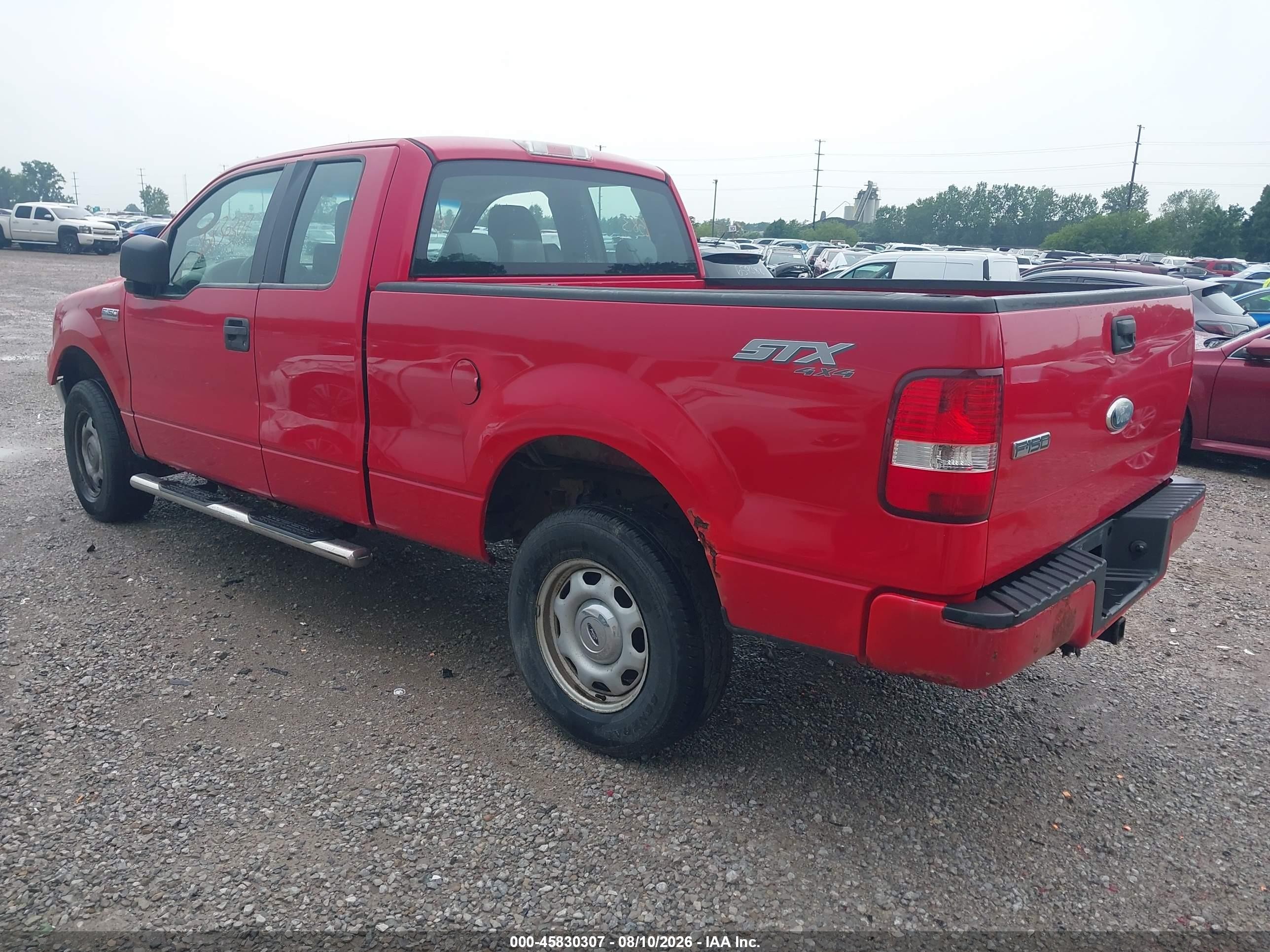 2006 Ford F-150 Stx/xl/xlt Красный vin: 1FTRX14W16NA46987