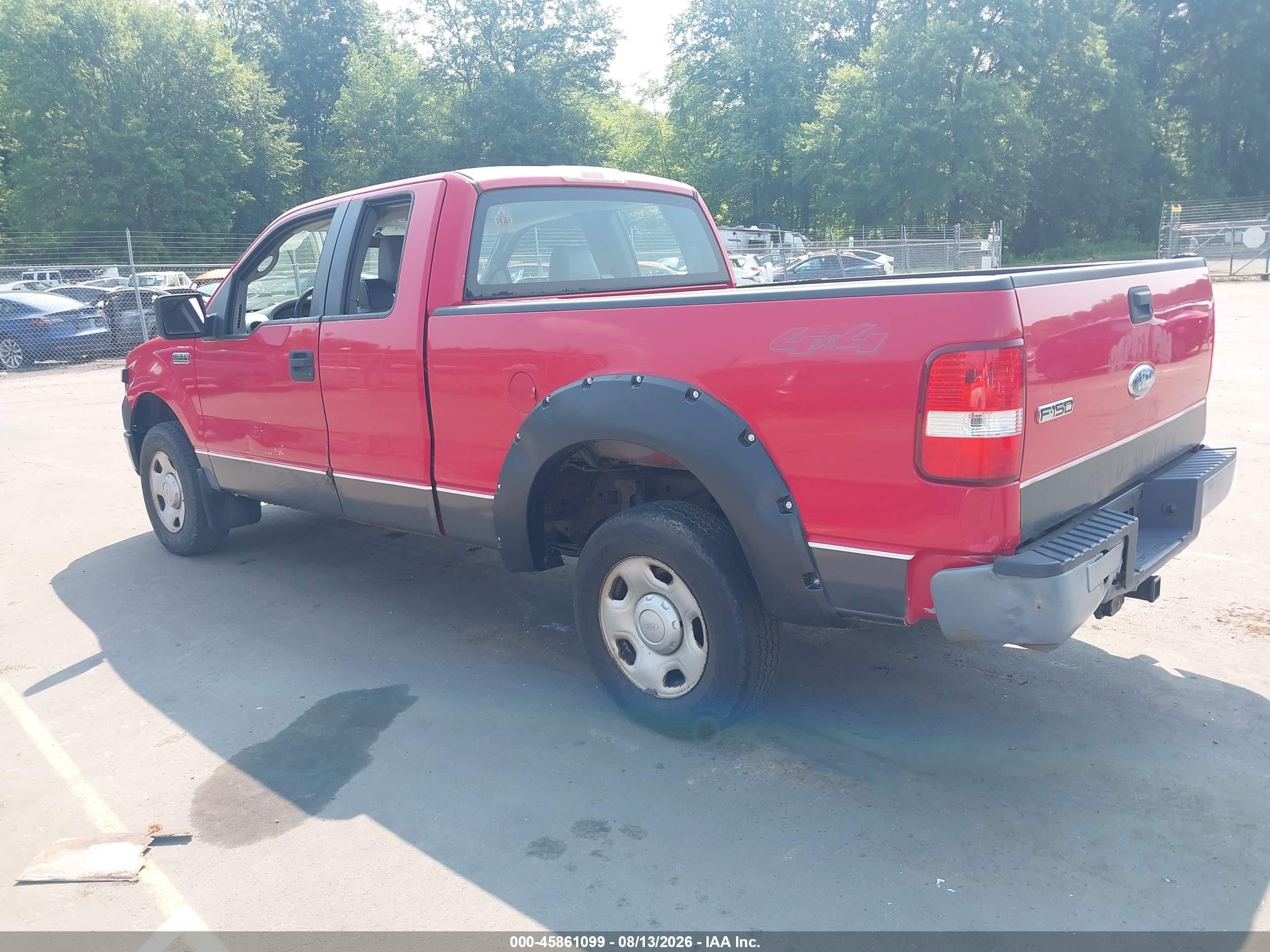 2008 Ford F-150 60th Anniversary/stx/xl/xlt Red vin: 1FTRX14W18FA86676