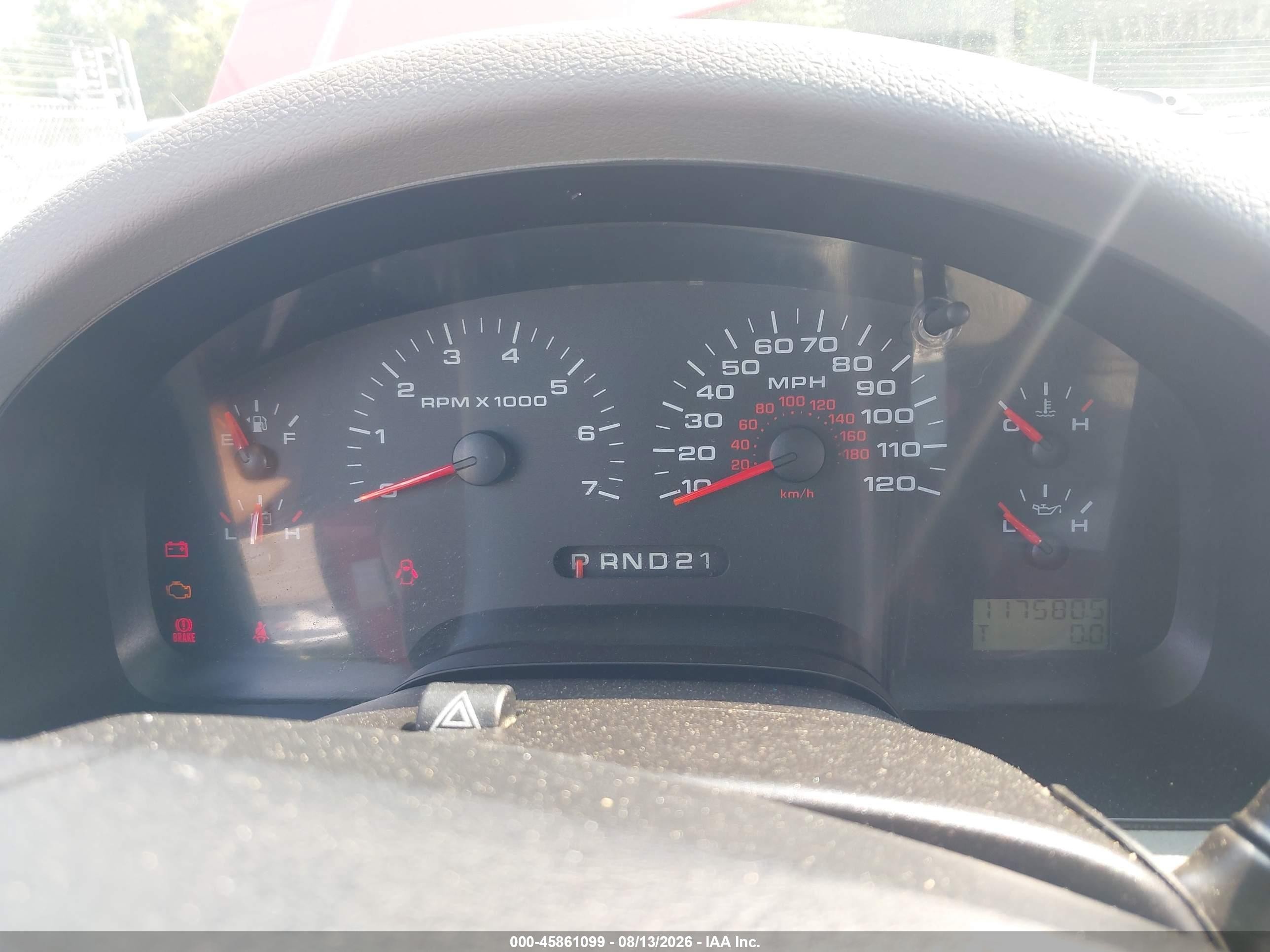2008 Ford F-150 60th Anniversary/stx/xl/xlt Red vin: 1FTRX14W18FA86676