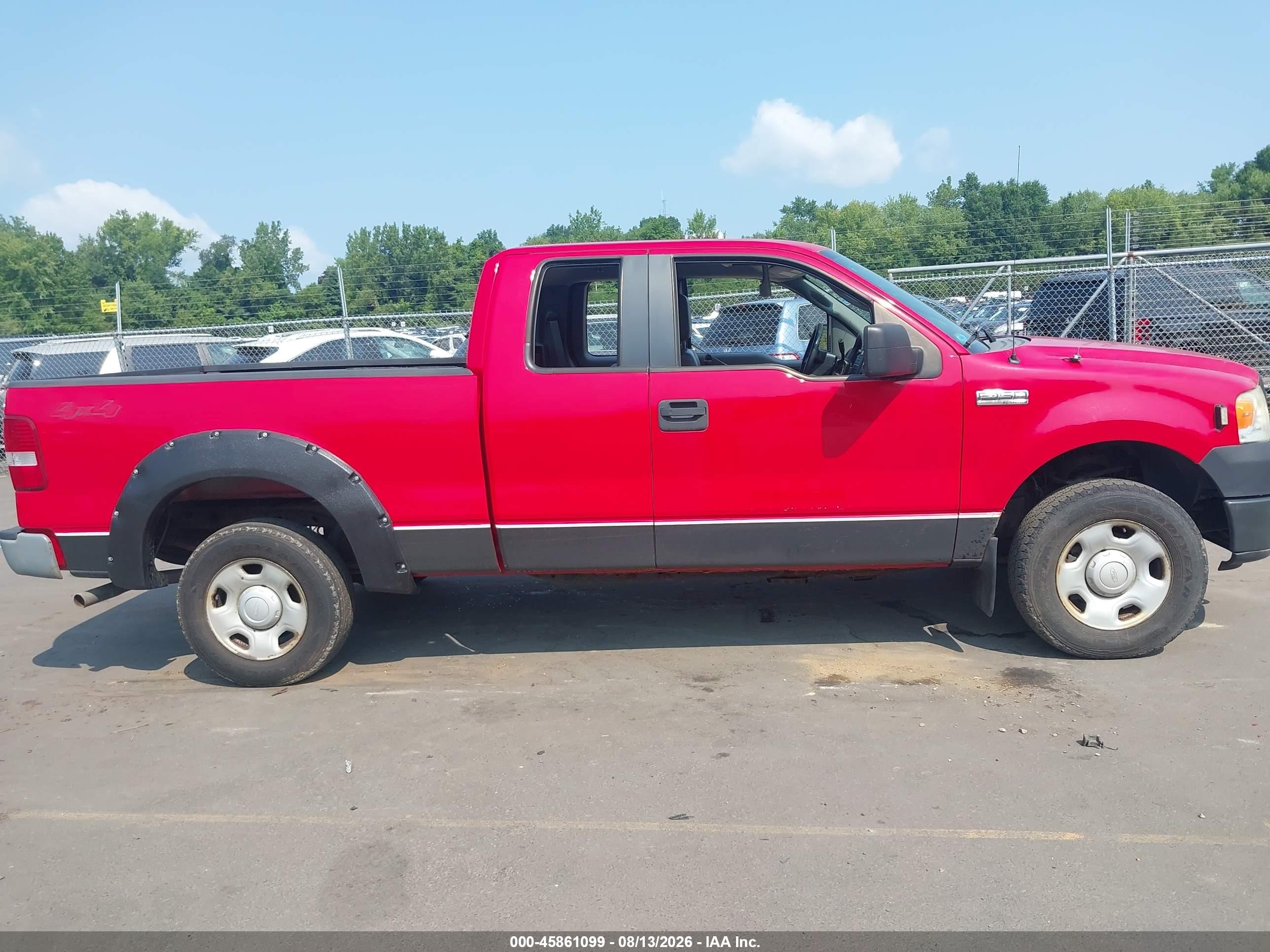 2008 Ford F-150 60th Anniversary/stx/xl/xlt Red vin: 1FTRX14W18FA86676