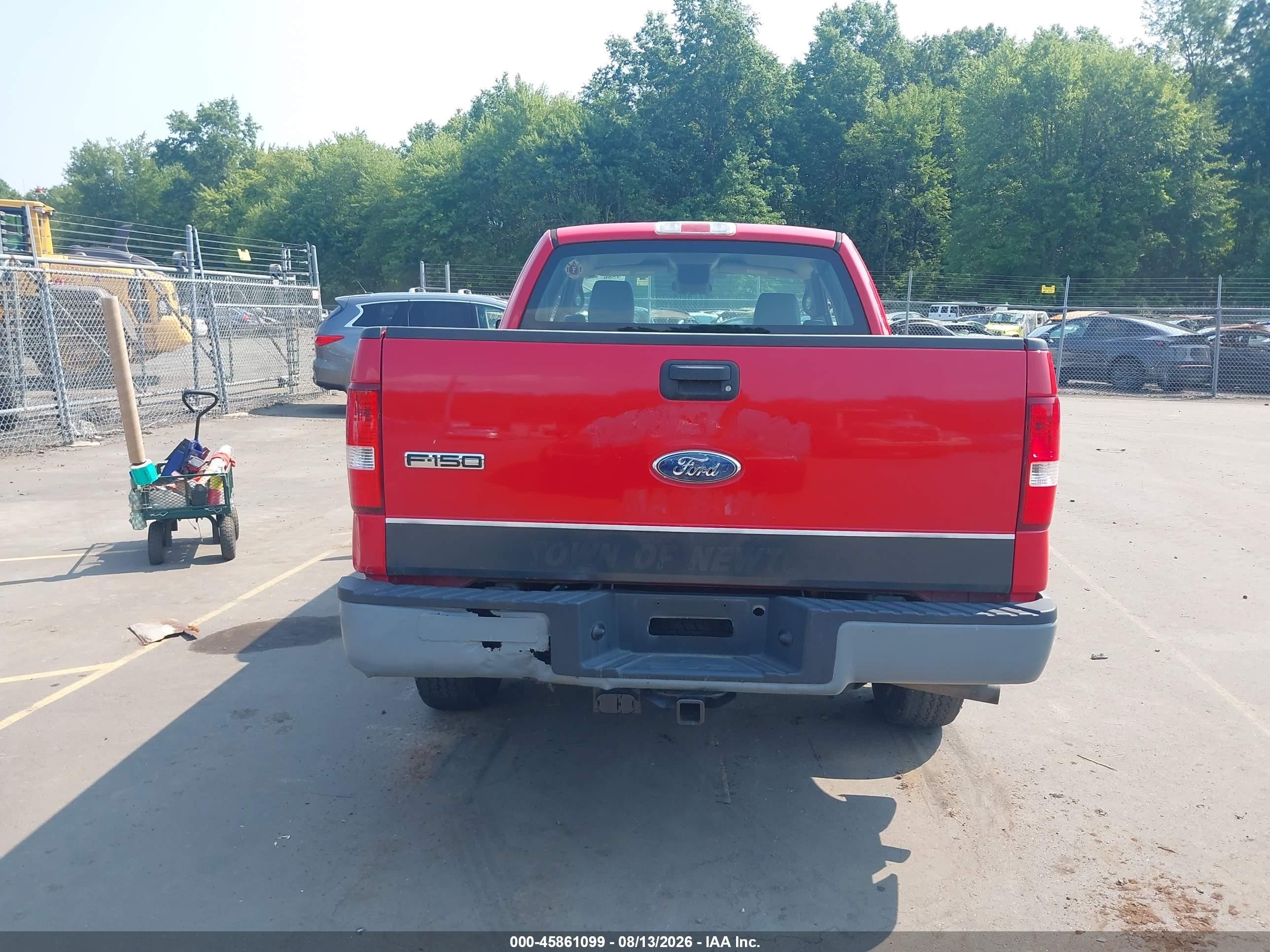 2008 Ford F-150 60th Anniversary/stx/xl/xlt Red vin: 1FTRX14W18FA86676