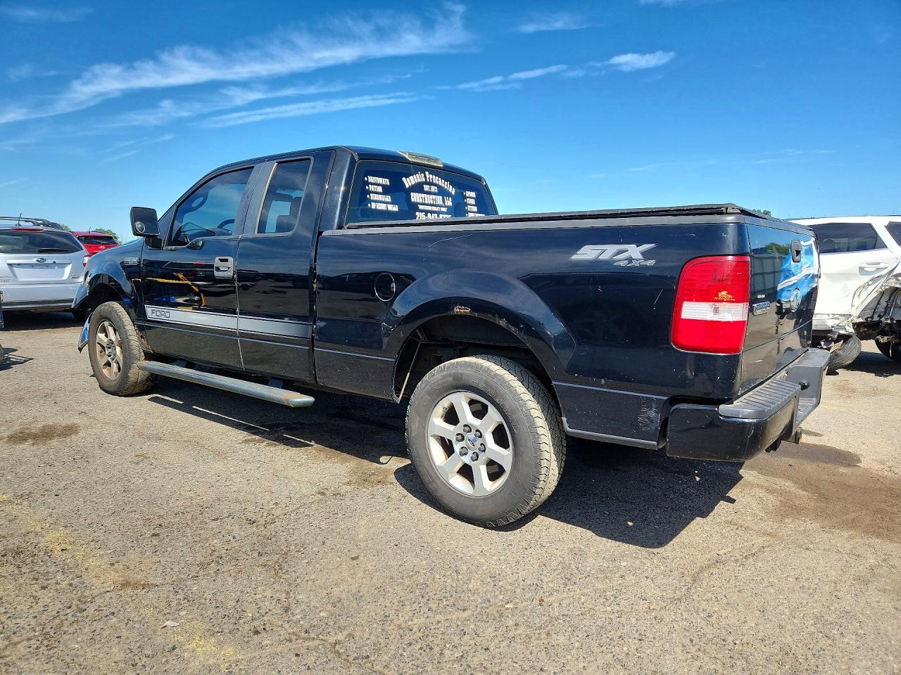 2008 Ford F150 Black vin: 1FTRX14W18FB21085