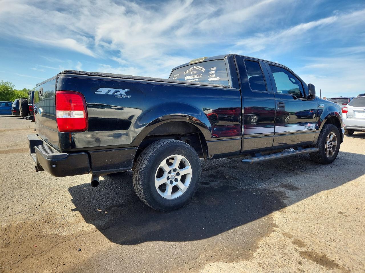 2008 Ford F150 Black vin: 1FTRX14W18FB21085
