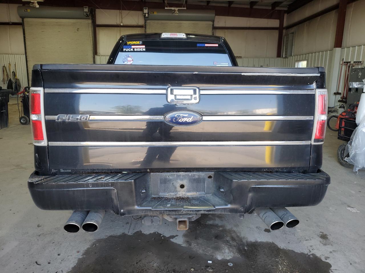 2009 Ford F150 Super Cab Black vin: 1FTRX14W19KC75935 Damage: Tailgate, Misaligned, Repair Required