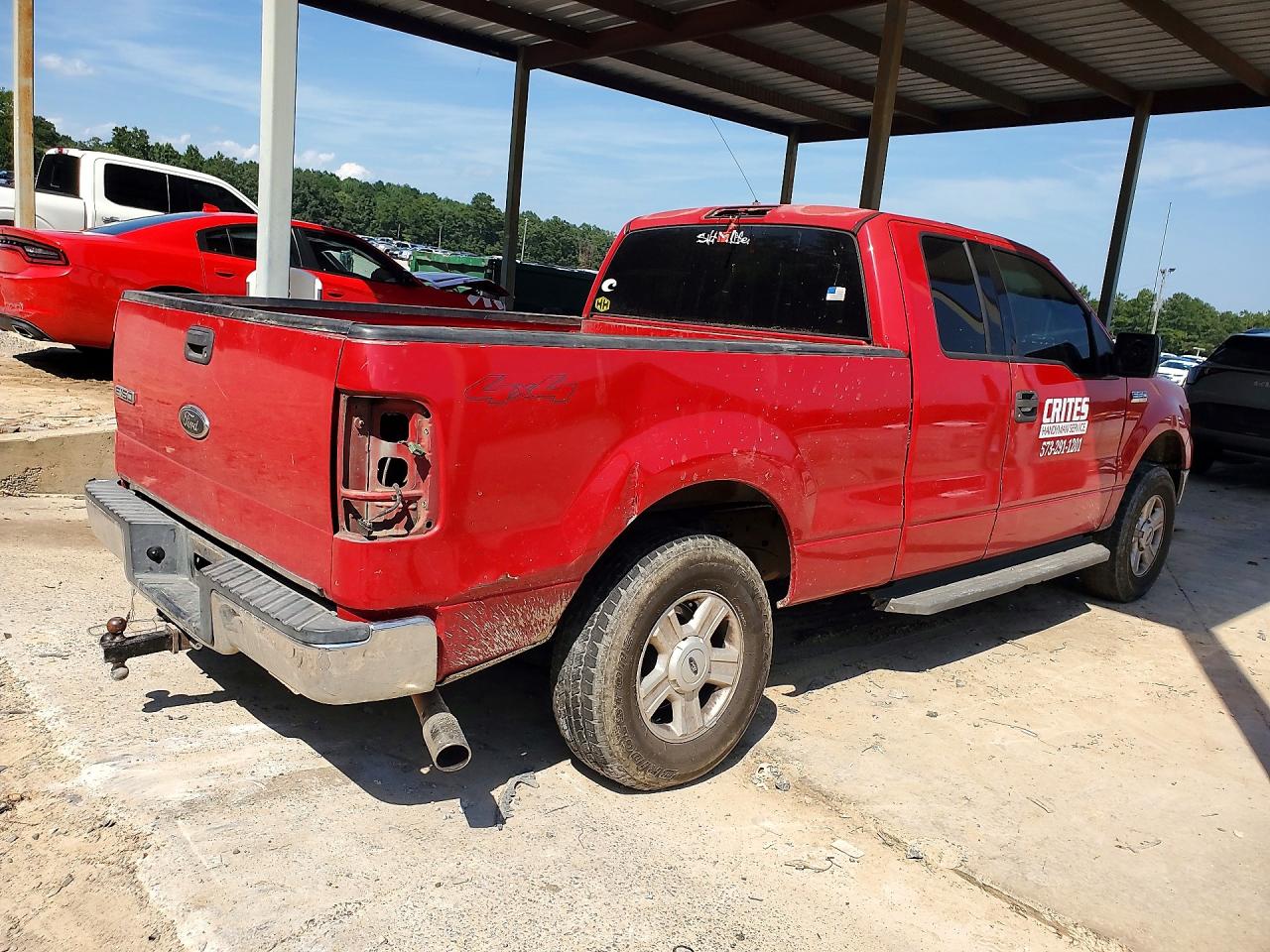 2004 Ford F150 Red vin: 1FTRX14W24NB35173