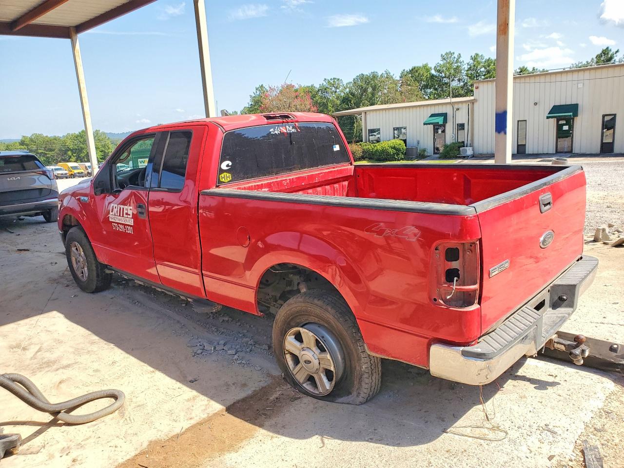 2004 Ford F150 Red vin: 1FTRX14W24NB35173